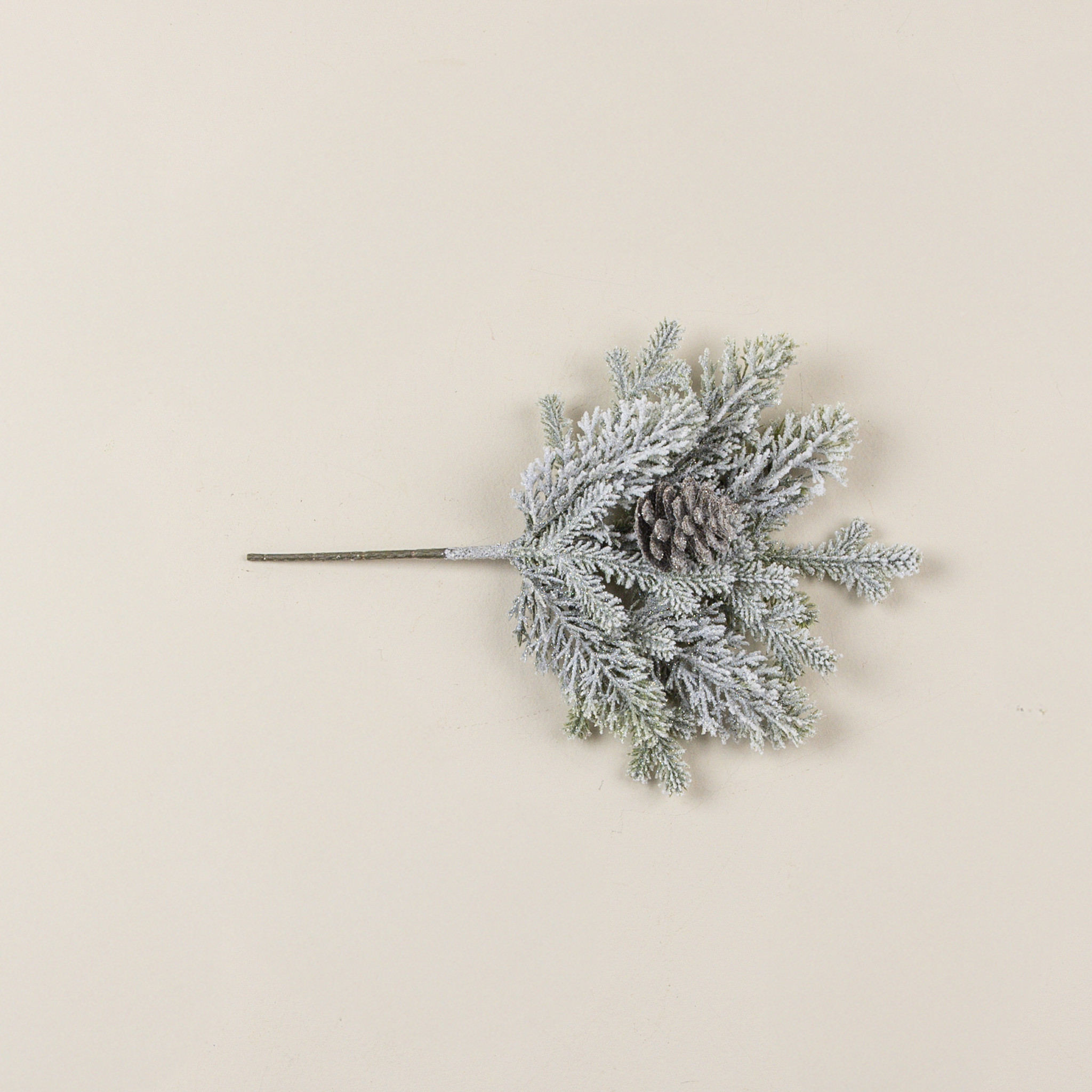 Glittered Pine & Pinecone Pick, 13", photo 3 of 5