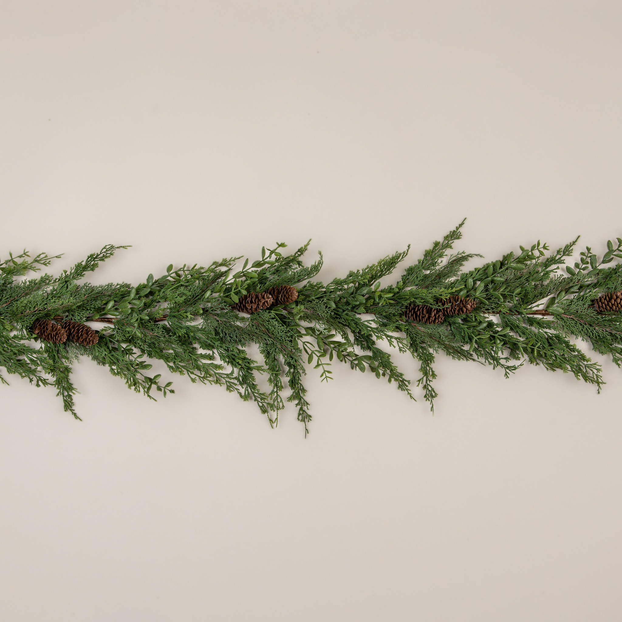 Cypress & Ruscus Garland, 6 ft, photo 2 of 3