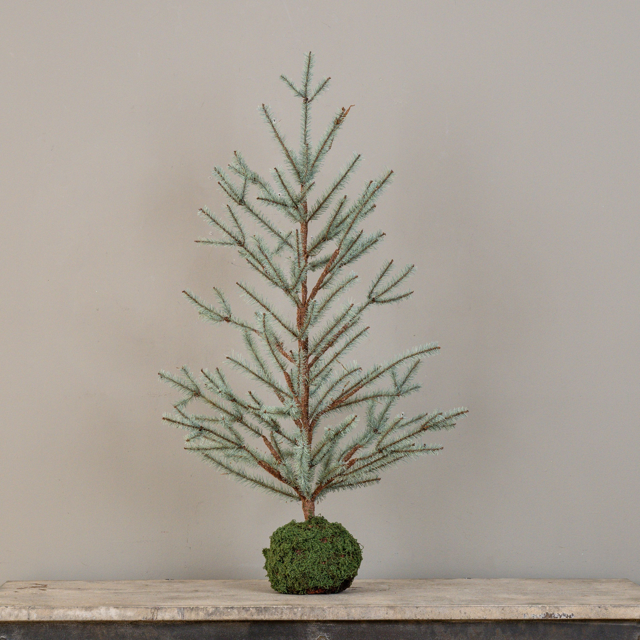 Light Green Pine Tree with Moss Base, 31", photo 2 of 3