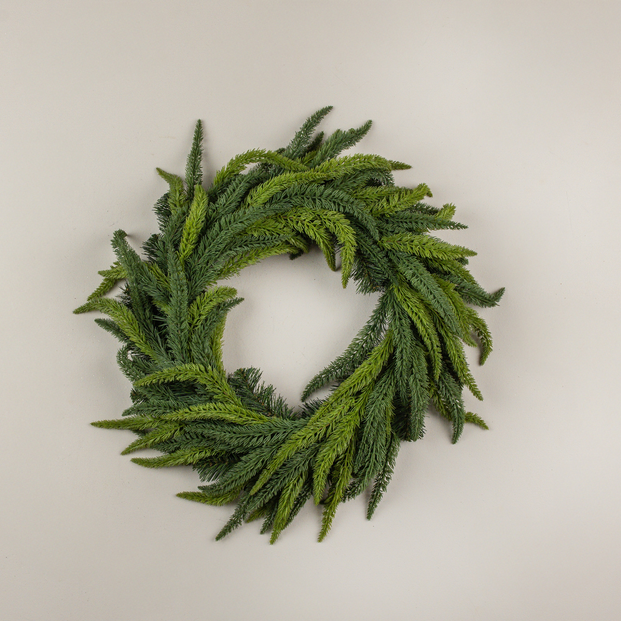 Japanese Cedar & Pine Wreath, 22", photo 3 of 4