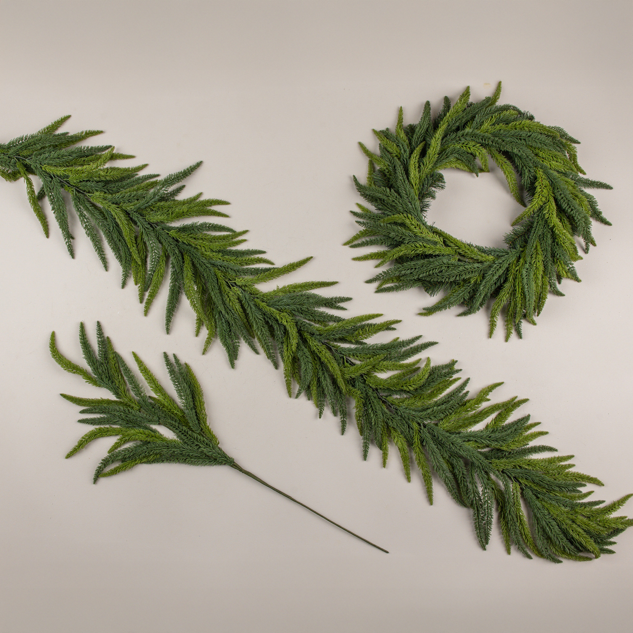 Japanese Cedar & Pine Garland, 6 ft, photo 3 of 3