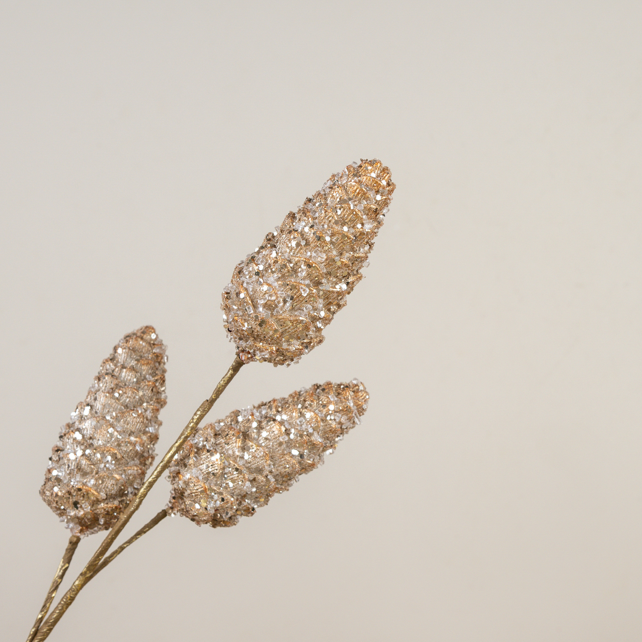 Champagne Pinecone Spray, 24", photo 2 of 3