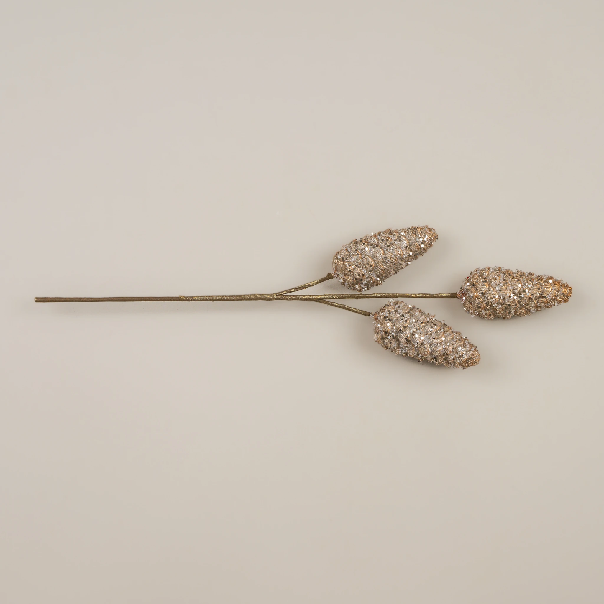 Champagne Pinecone Spray, 24", photo 3 of 3