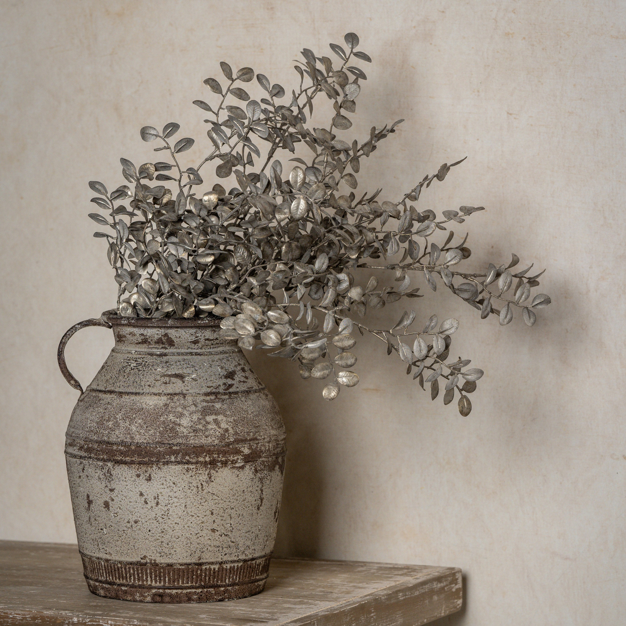 Metallic Grey Boxwood Spray, 37", photo 4 of 4