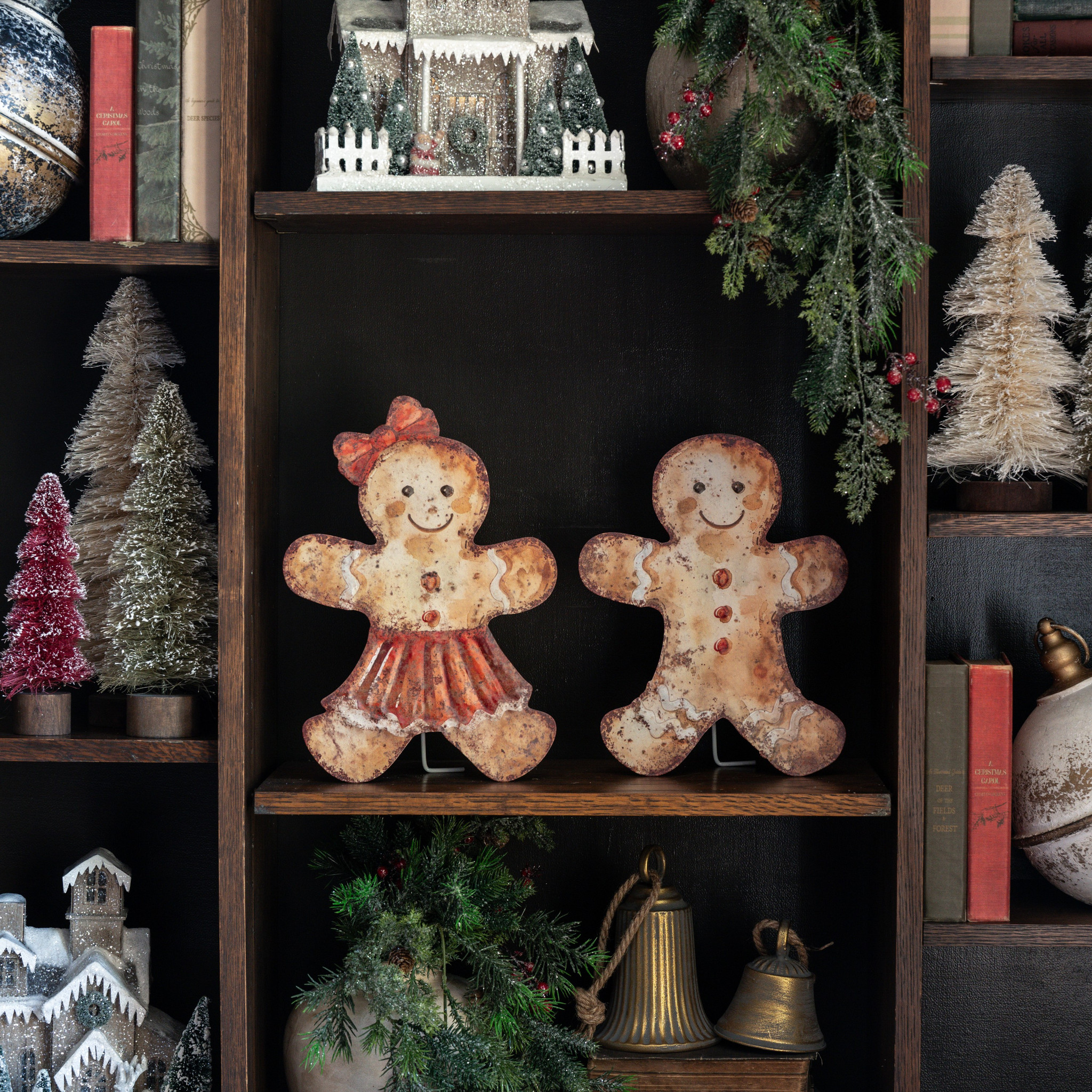 Gingerbread Girl Metal Dummy Board, 13.5"