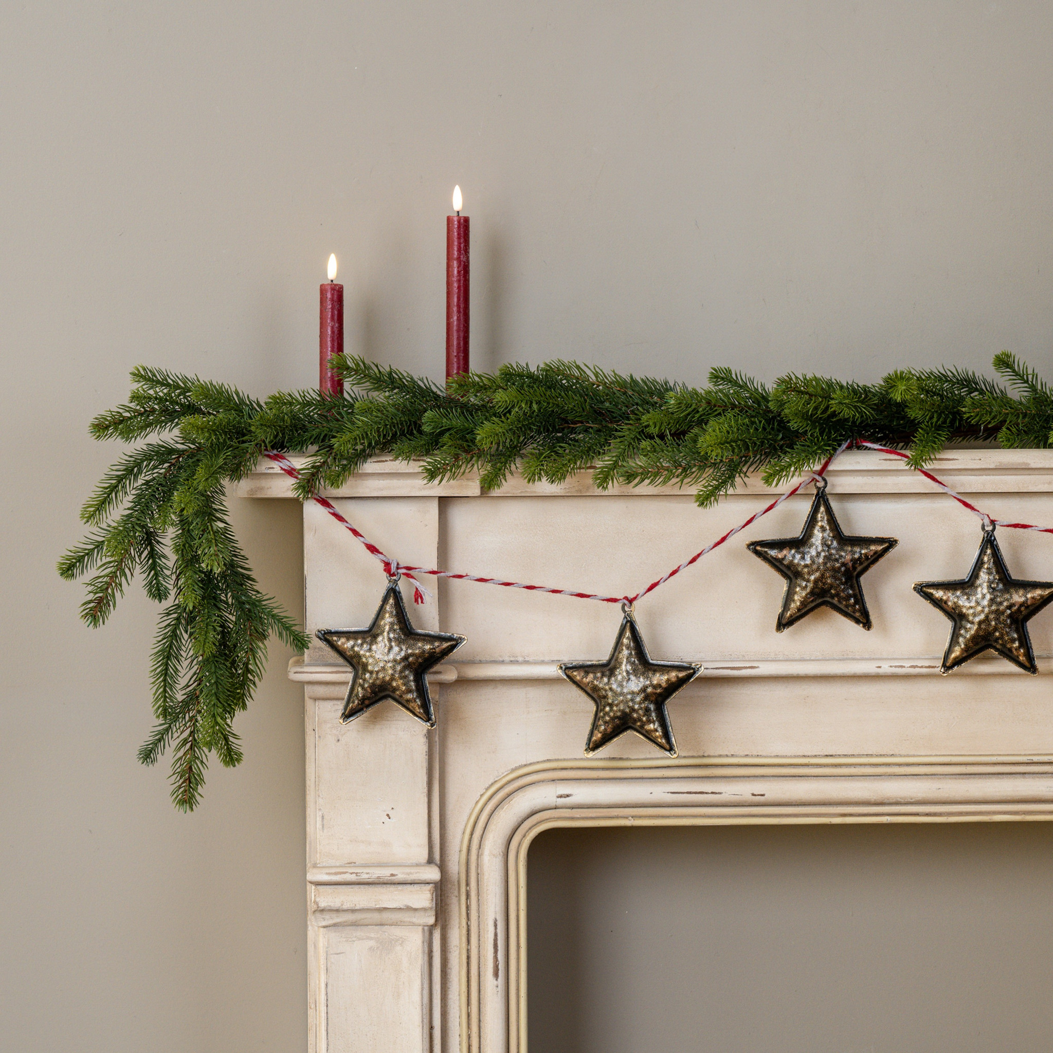 Gold Star Garland, 4.5 ft