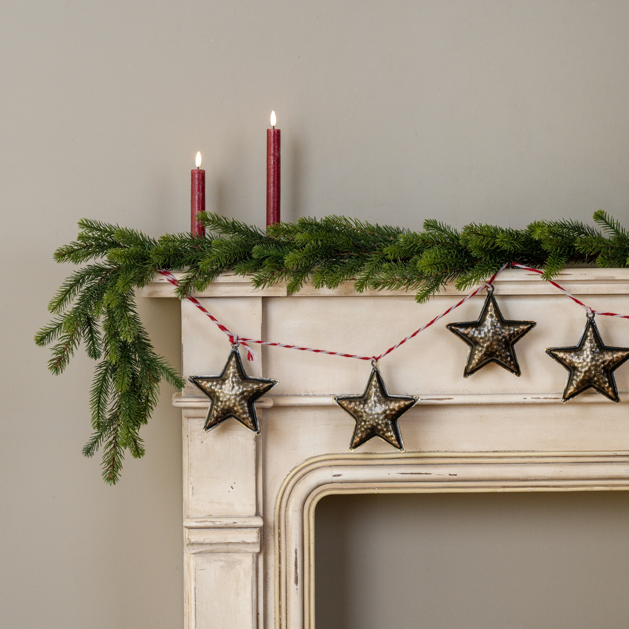 Gold Star Garland, 4.5 ft