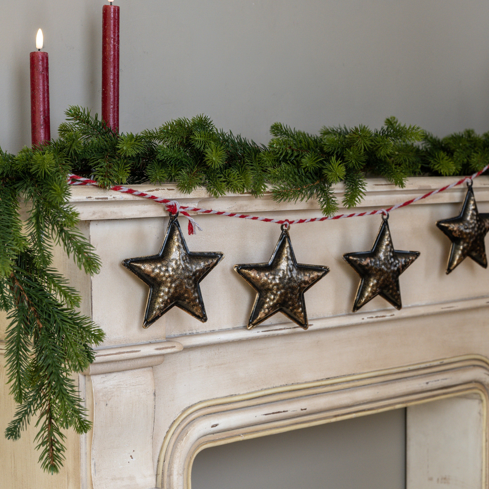 Gold Star Garland, 4.5 ft, photo 3 of 3