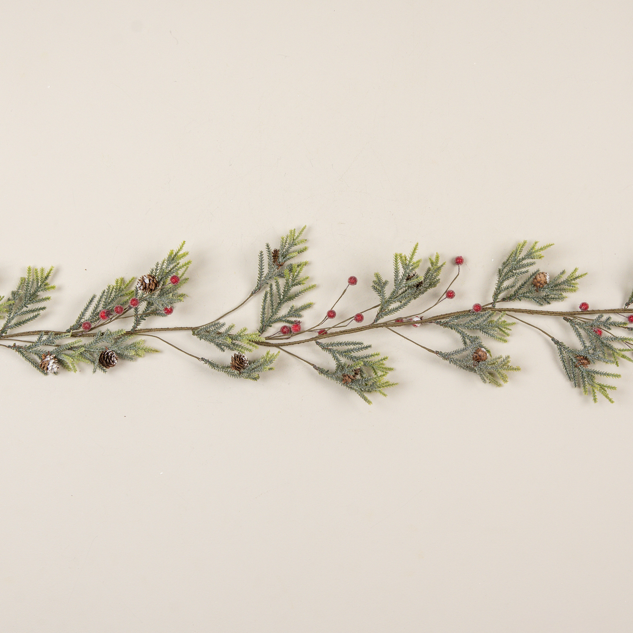 Mountain Pine with Iced Berries Garland, 4.5 ft, photo 2 of 4