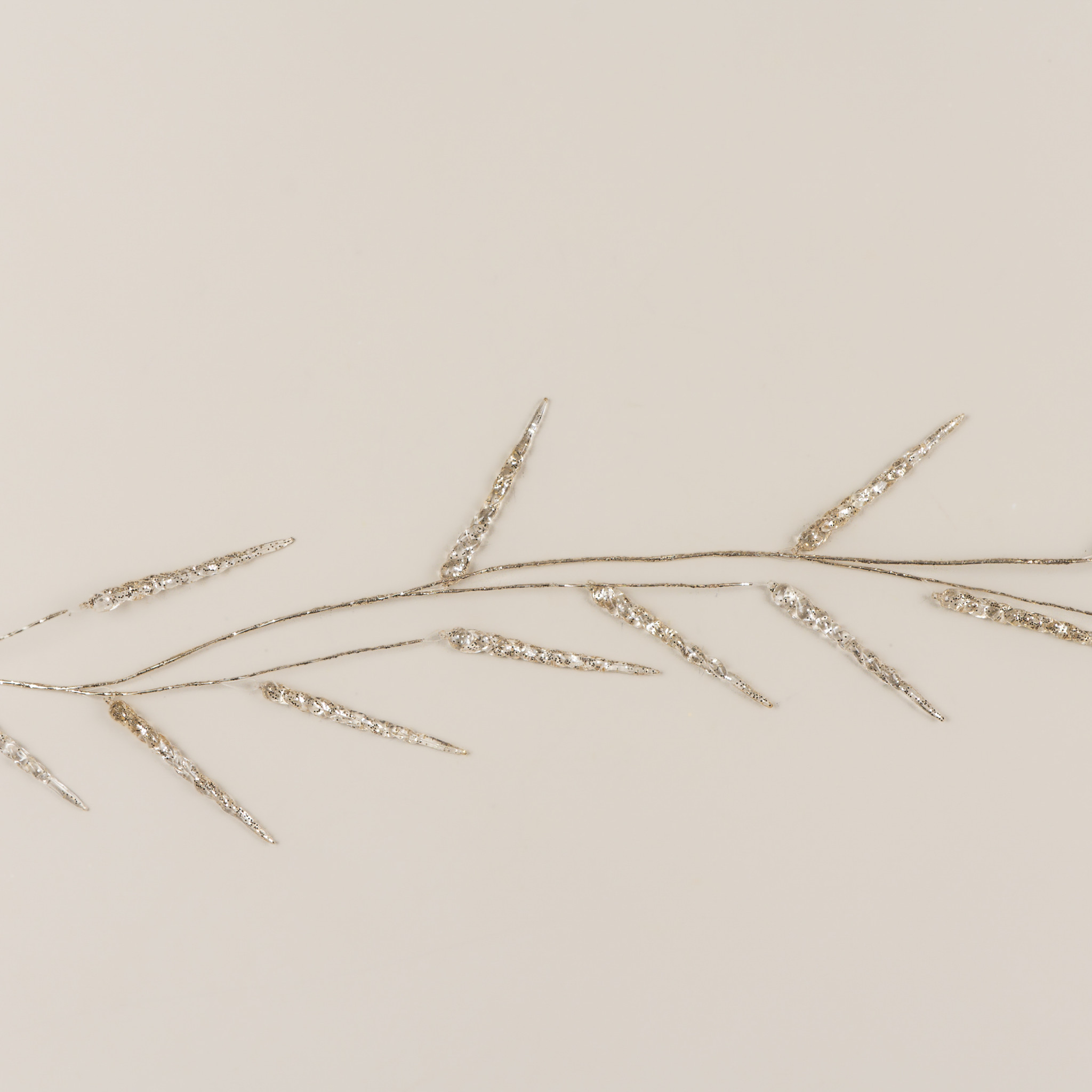 Gold Crystal Icicle Garland, 43", photo 2 of 2