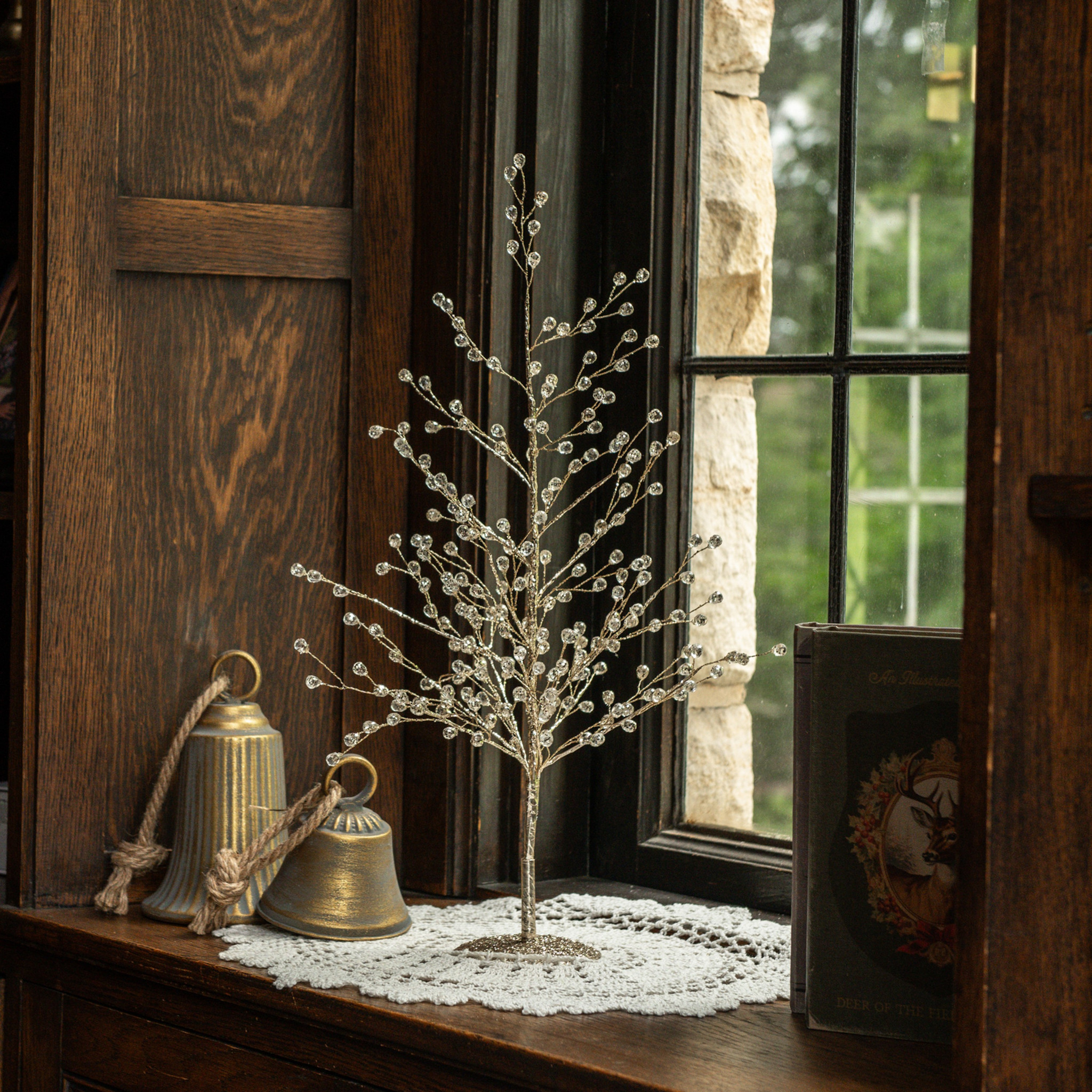 Gold Crystal Tree, 19"