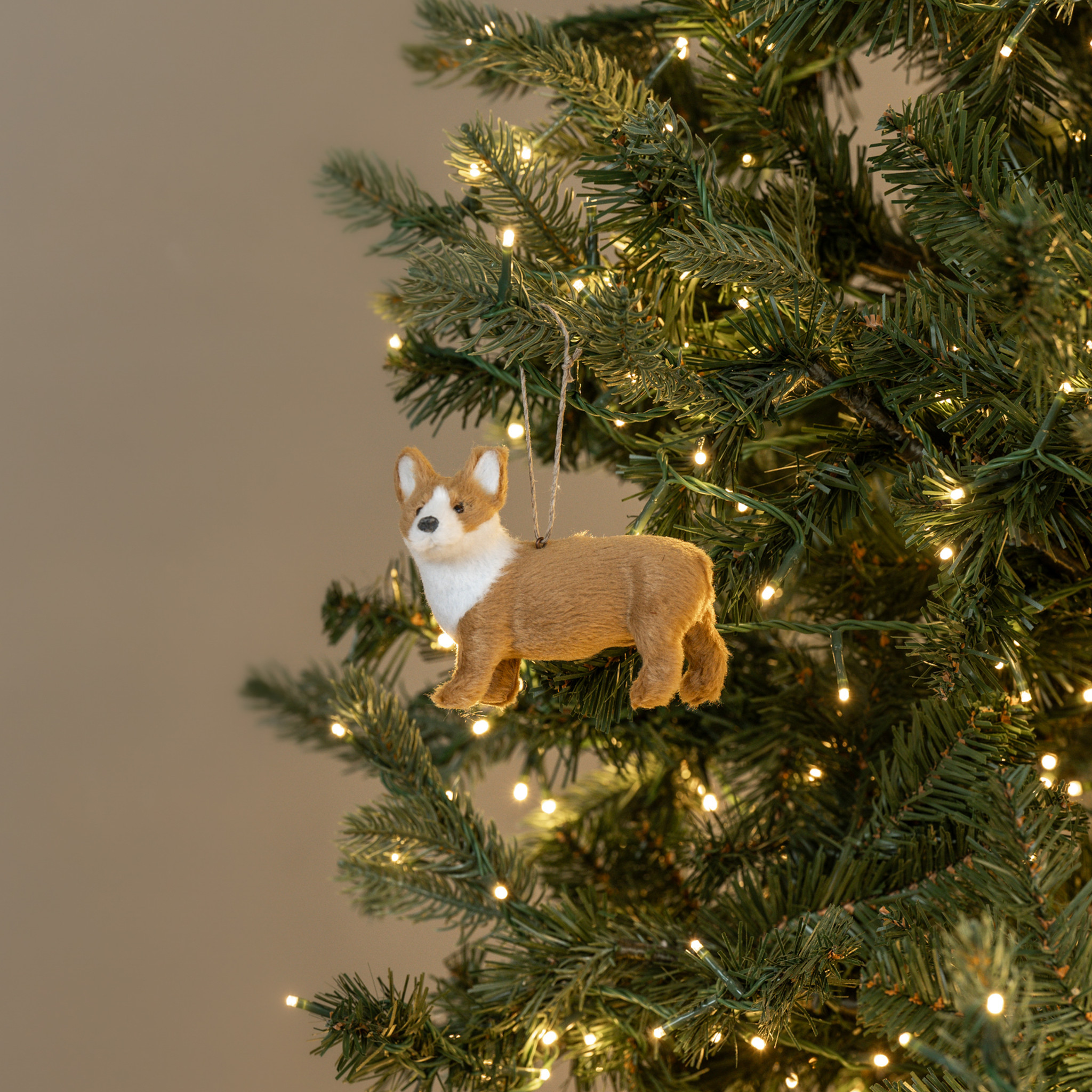 Corgi Ornament, 3.75"