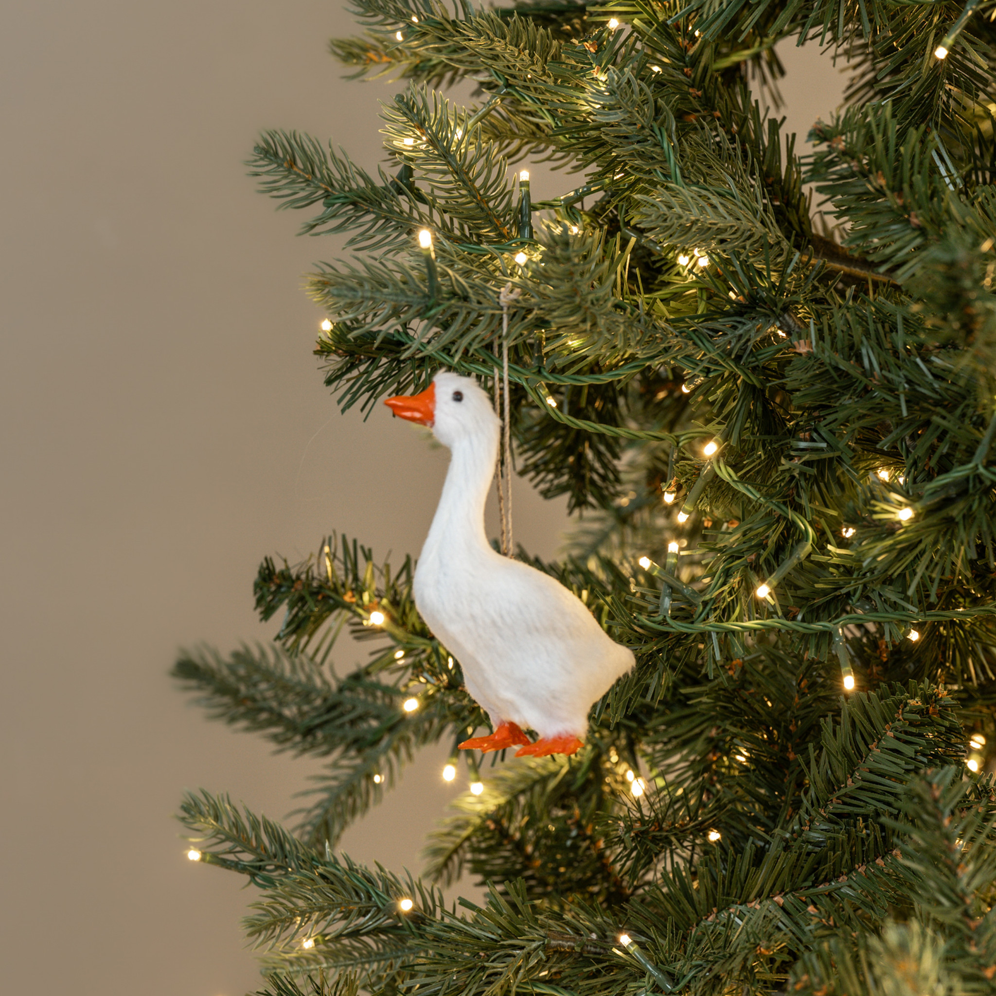 Standing Goose Ornament, 5.25"