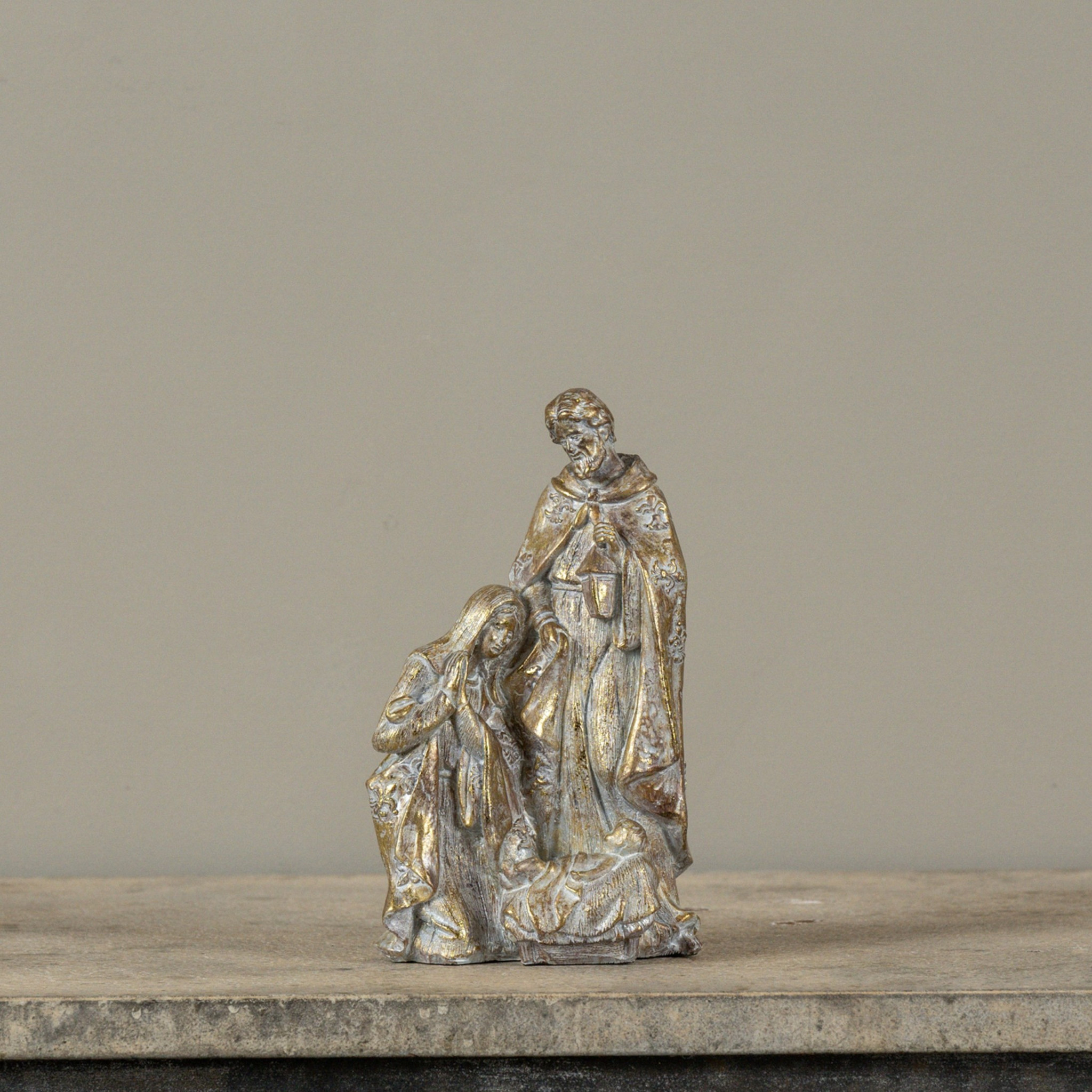 Gold Holy Family, 8", photo 2 of 2