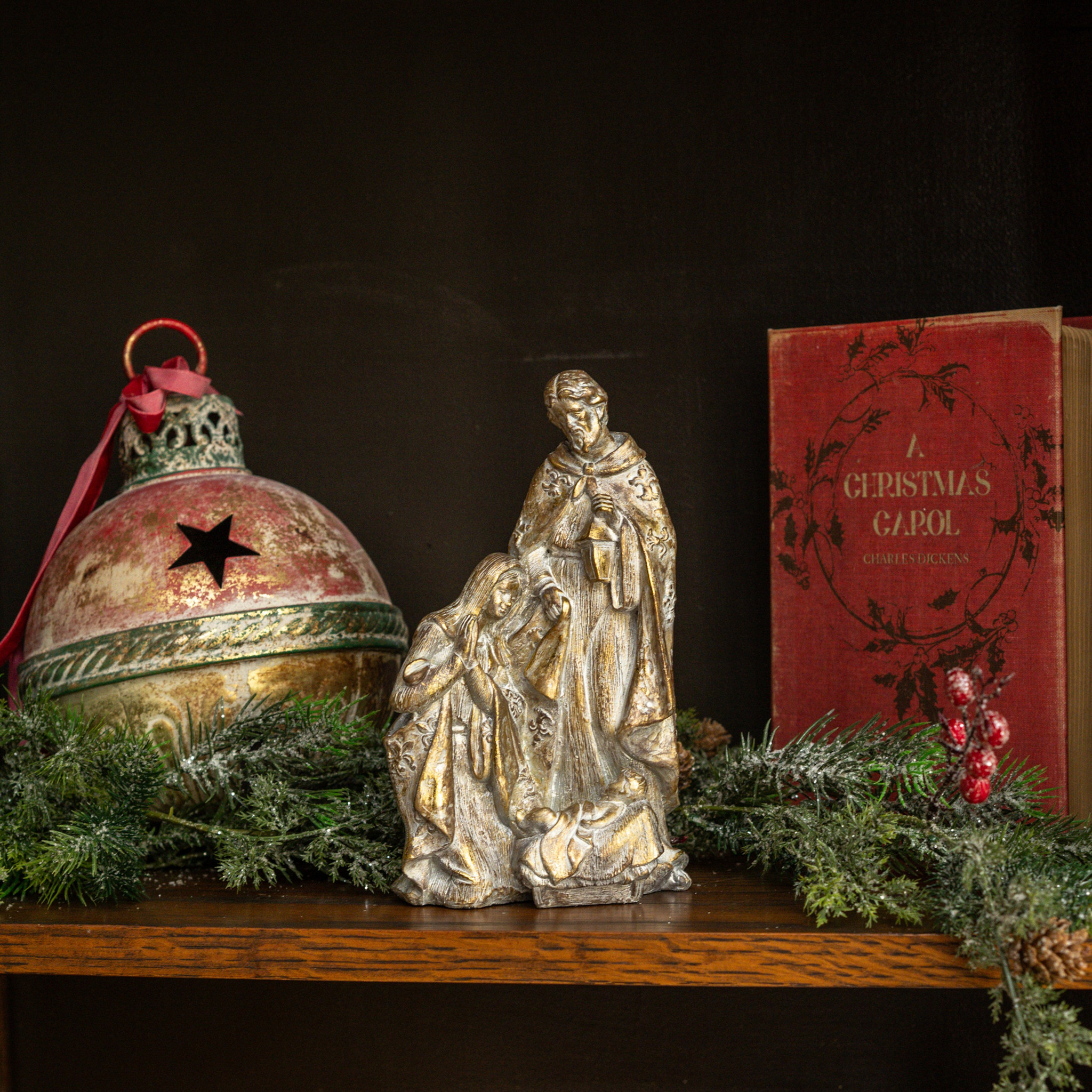 Gold Holy Family, 8"