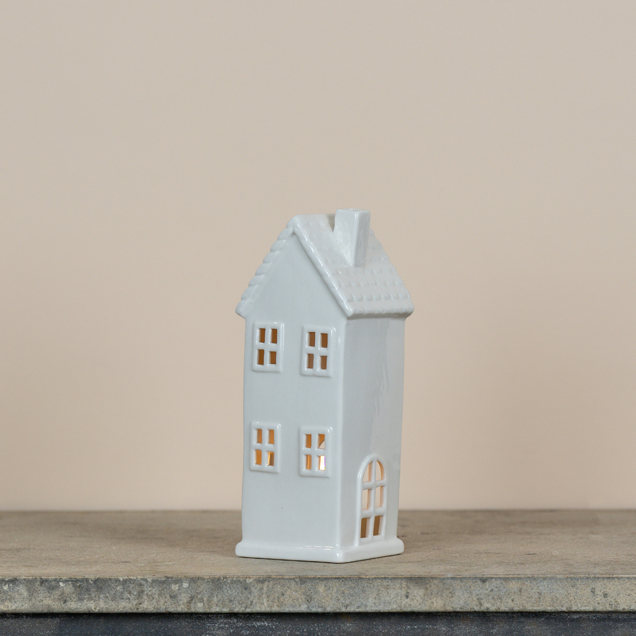Ceramic Tealight House, 8", photo 3 of 5