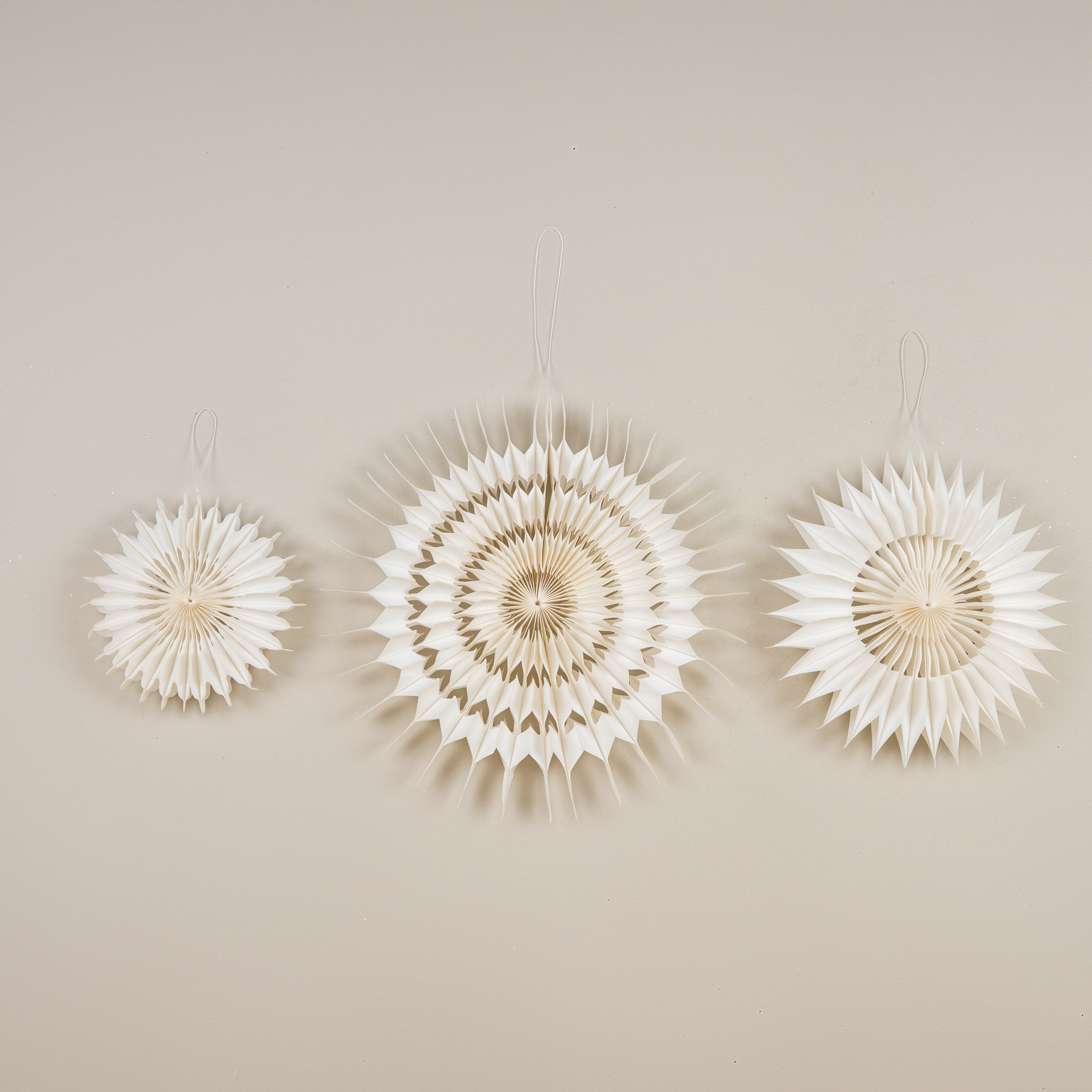 White Paper Snowflake, 12", photo 3 of 5