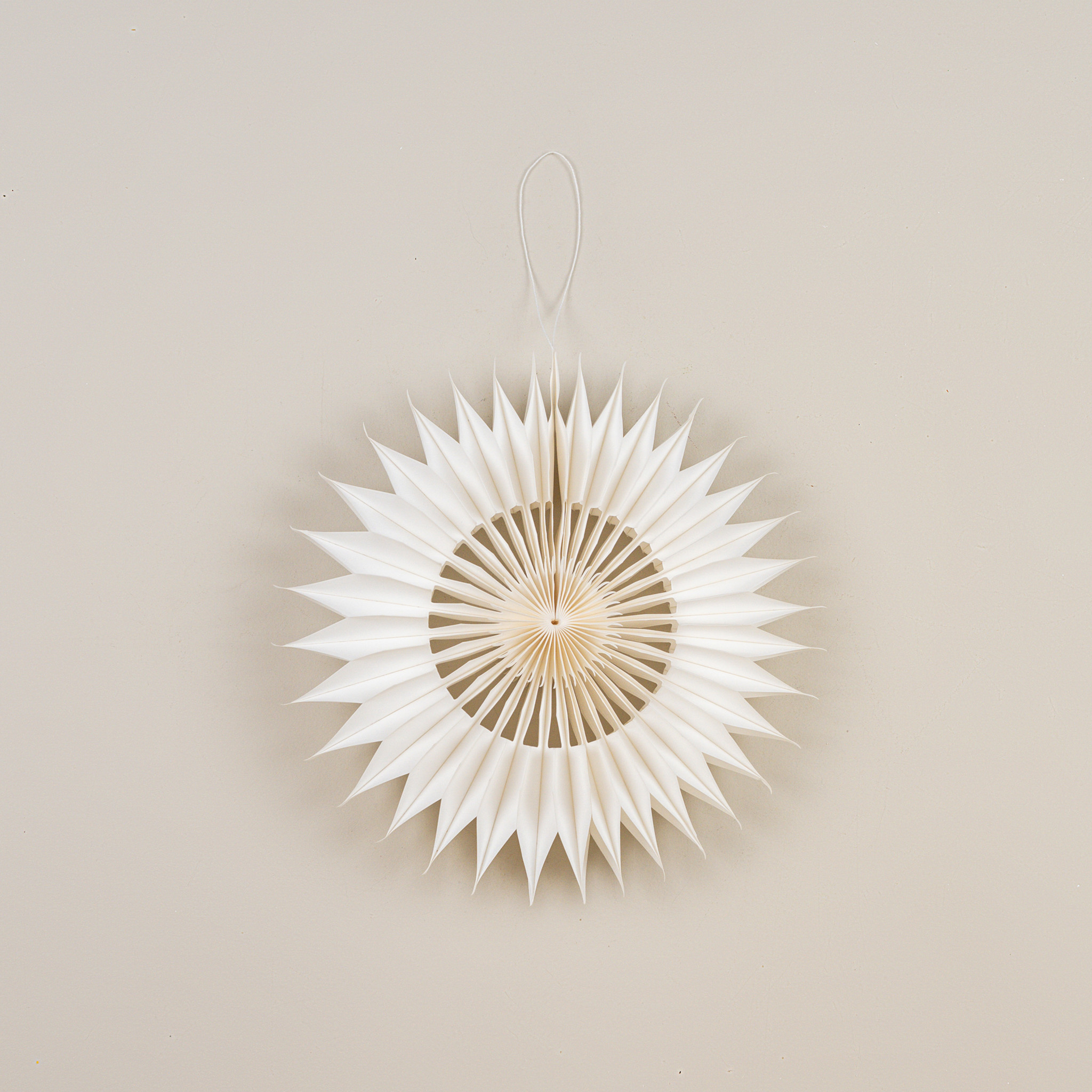 White Paper Snowflake, 12", photo 2 of 5