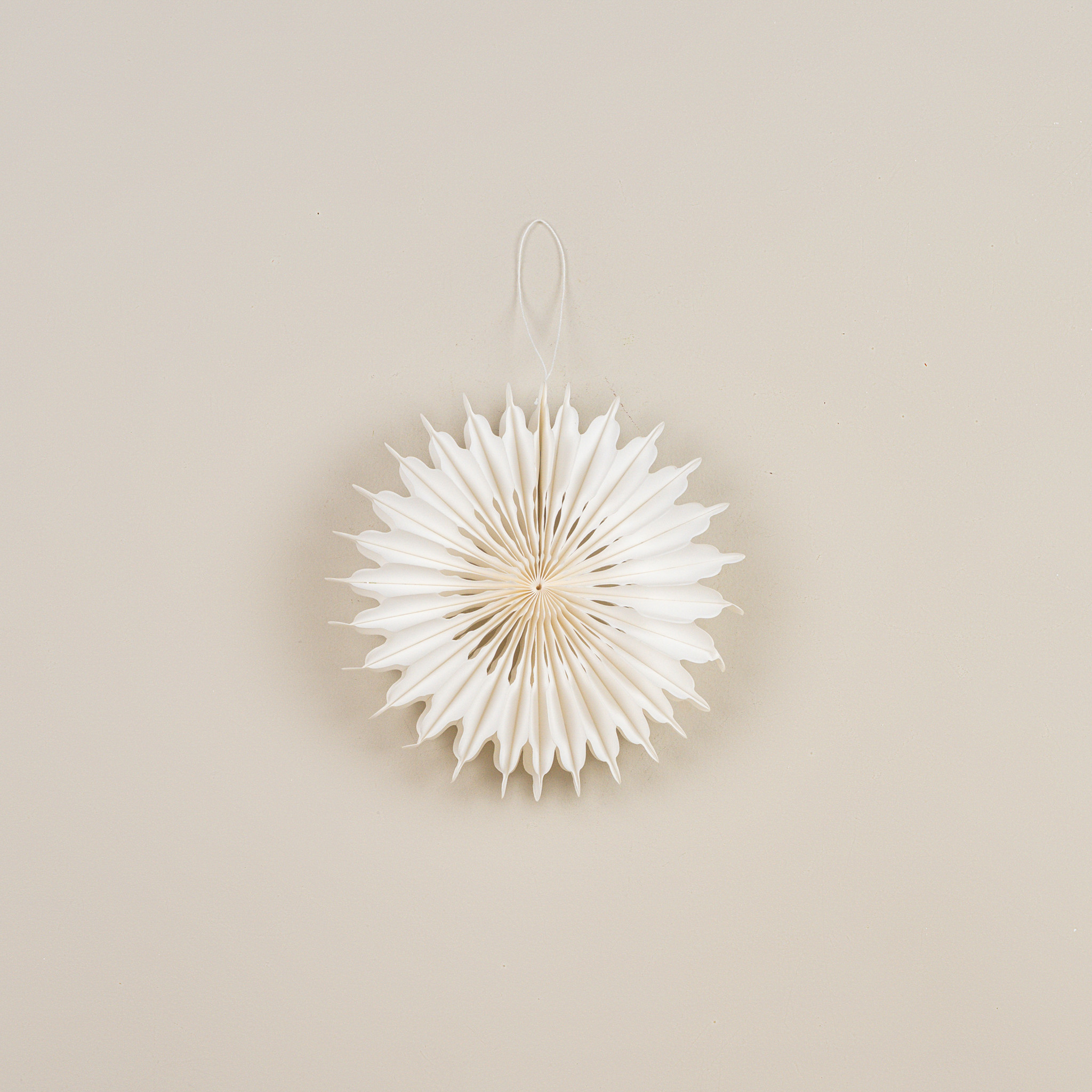 White Paper Snowflake, 8", photo 2 of 5