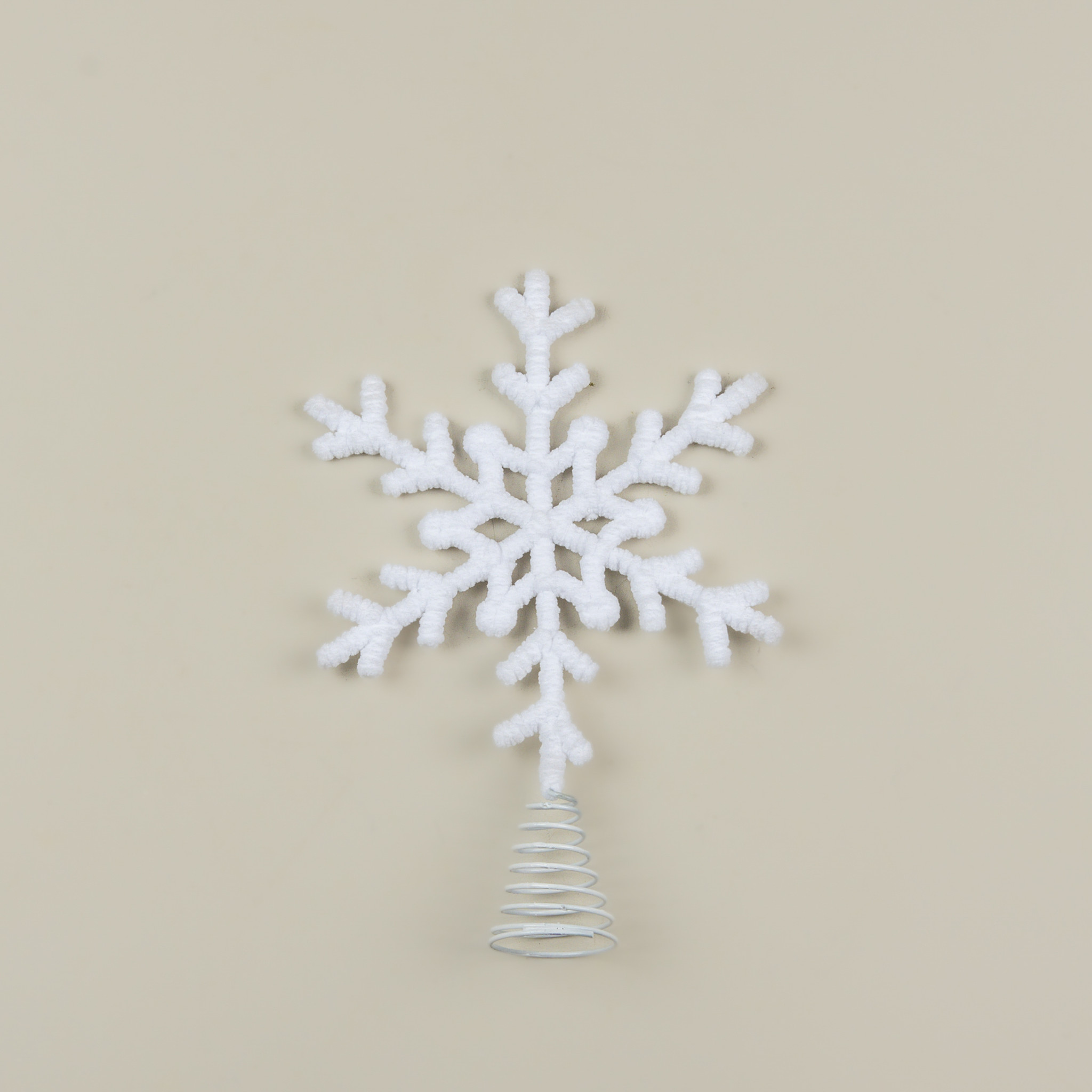 Plush Snowflake Tree Topper, photo 3 of 3
