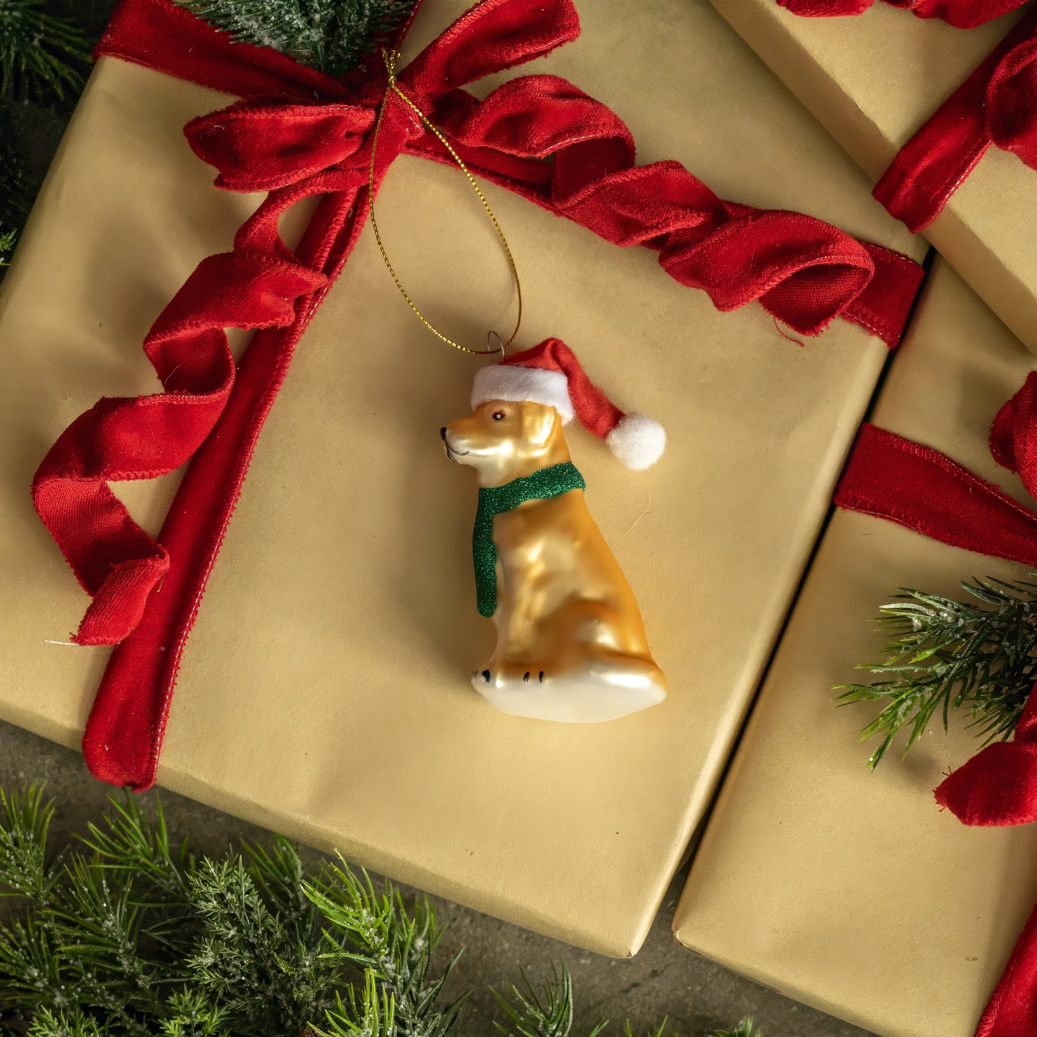 Golden Lab Ornament