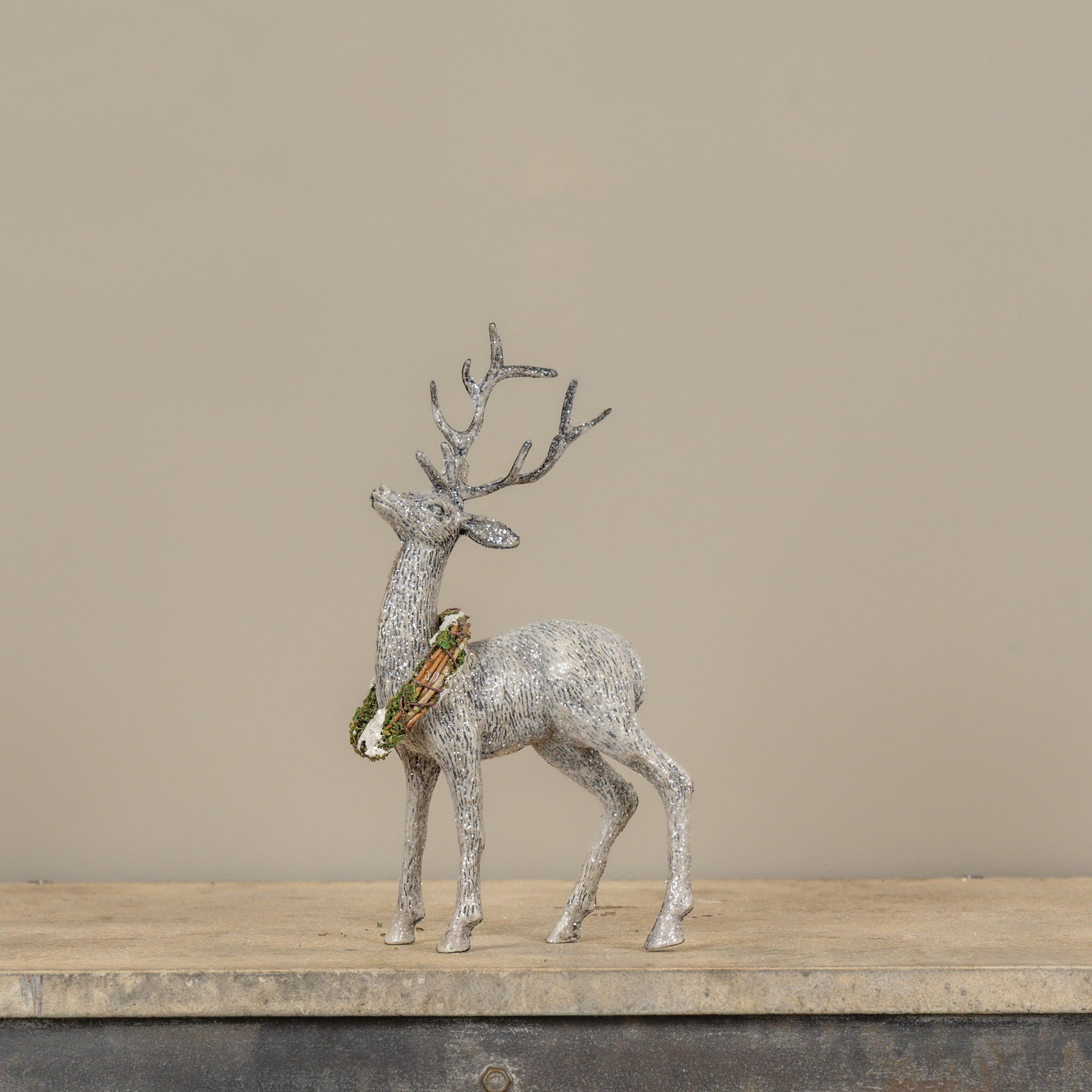 Proud Deer with Wreath