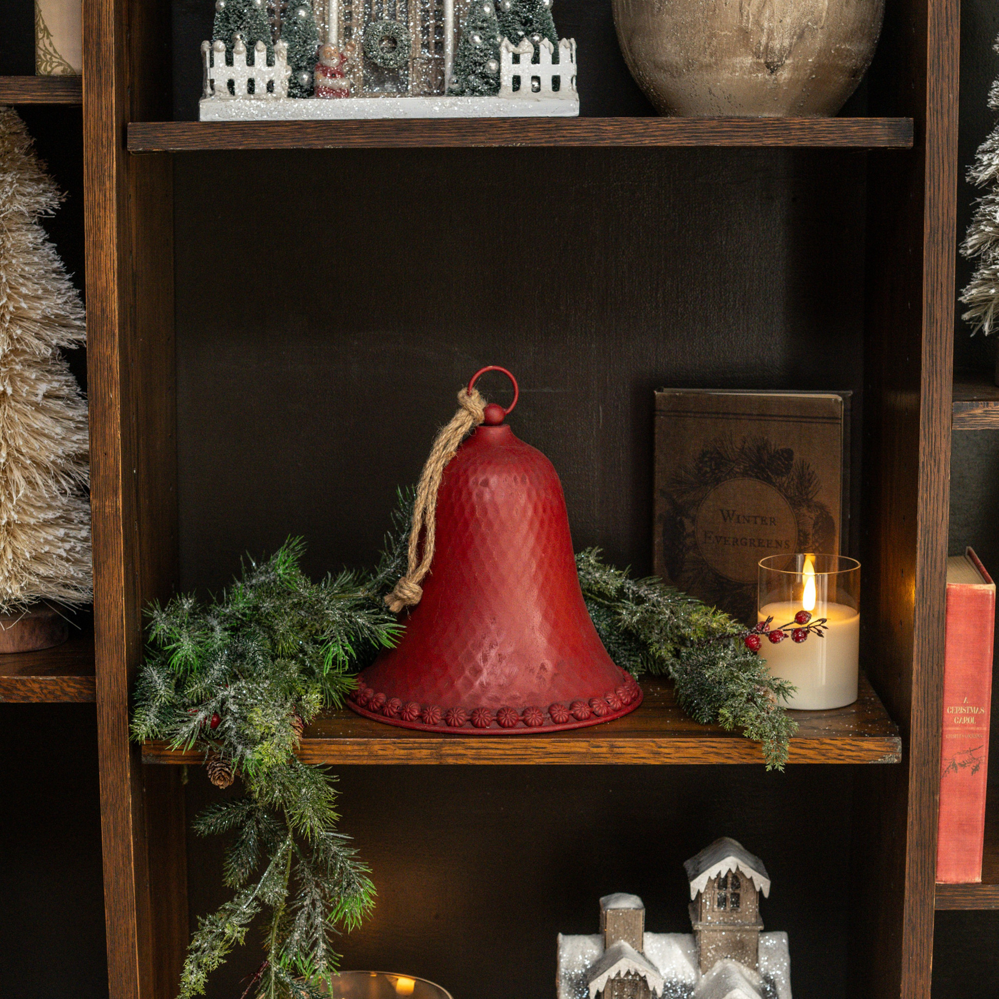 Aged Red Jenny Bell, 9.75"