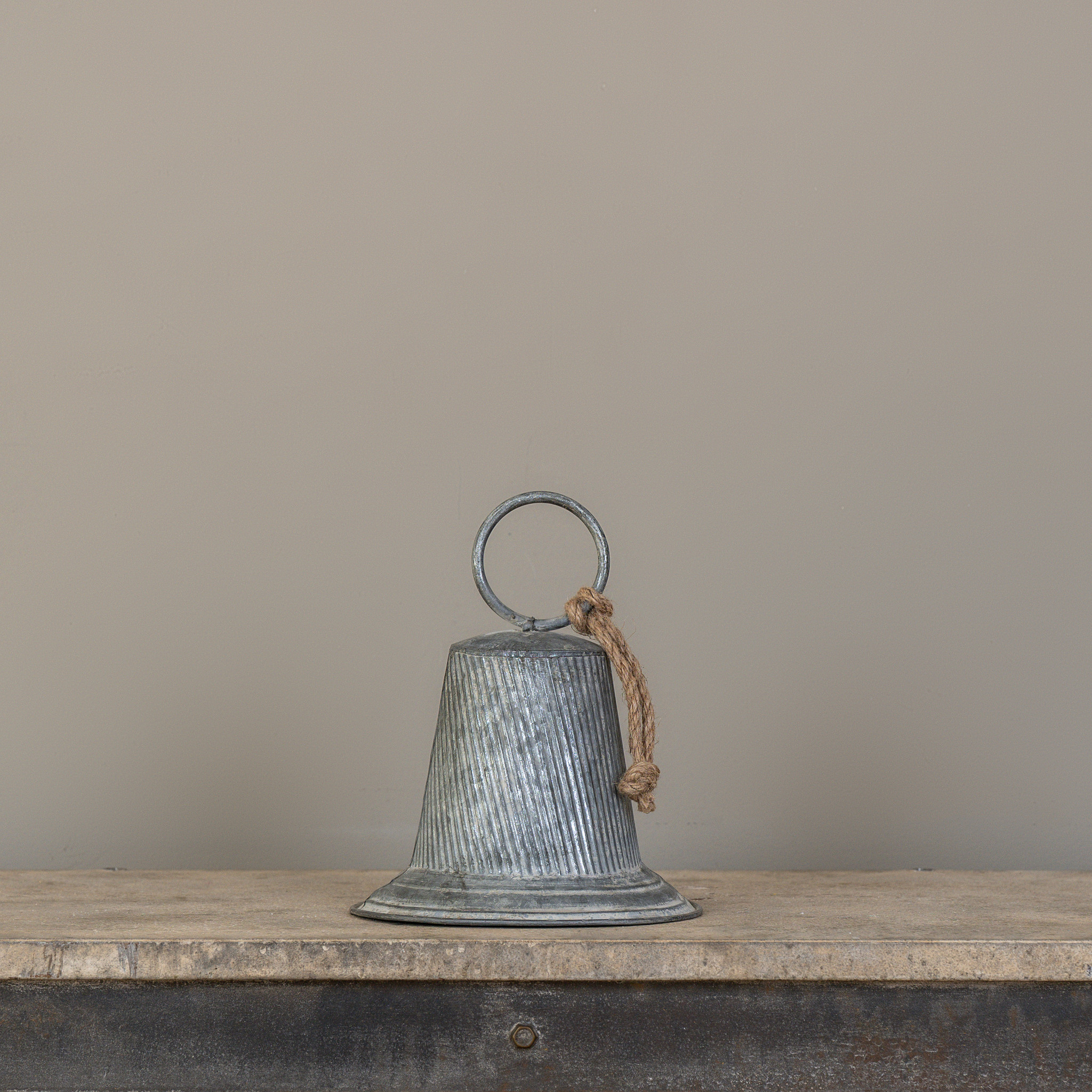 Galvanized Marybrook Bell, 9.25"