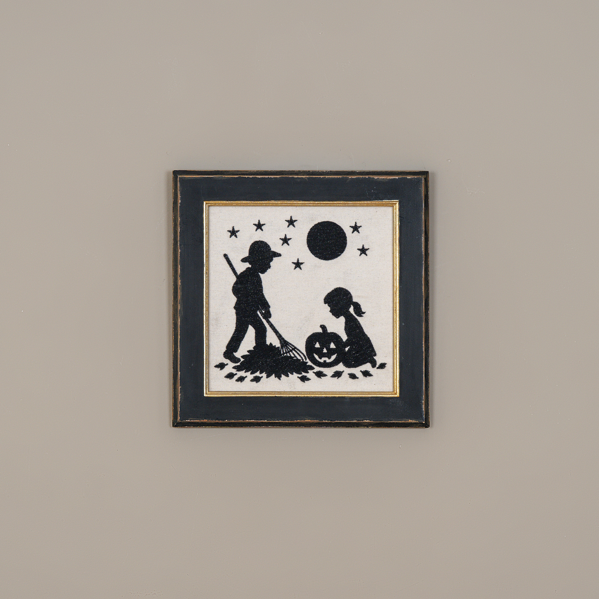 Autumn Nights Embroidered Sign, 12"