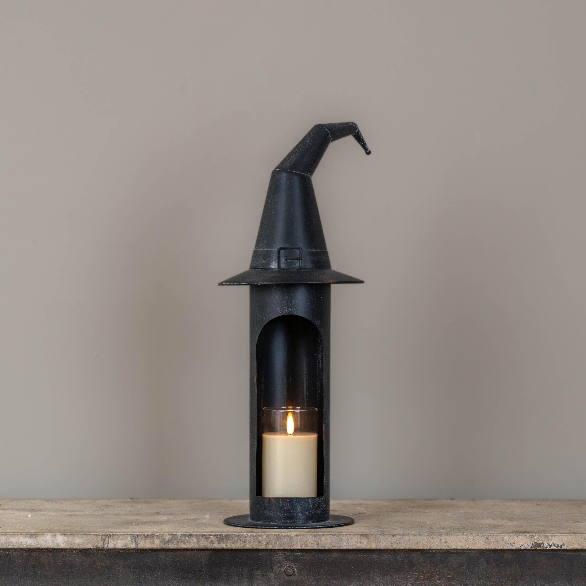 Witch's Hat Pillar Candle Holder, 21.5", photo 2 of 3