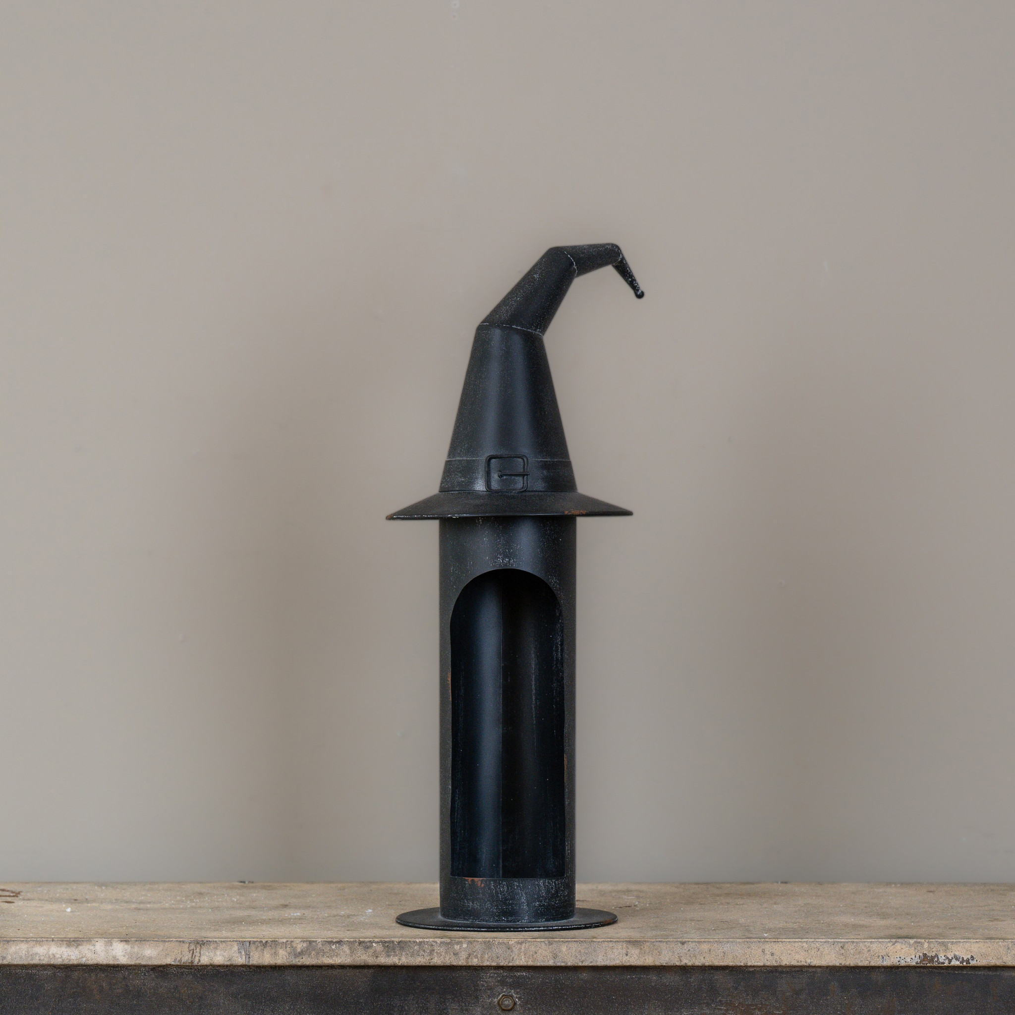 Witch's Hat Pillar Candle Holder, 21.5", photo 3 of 3