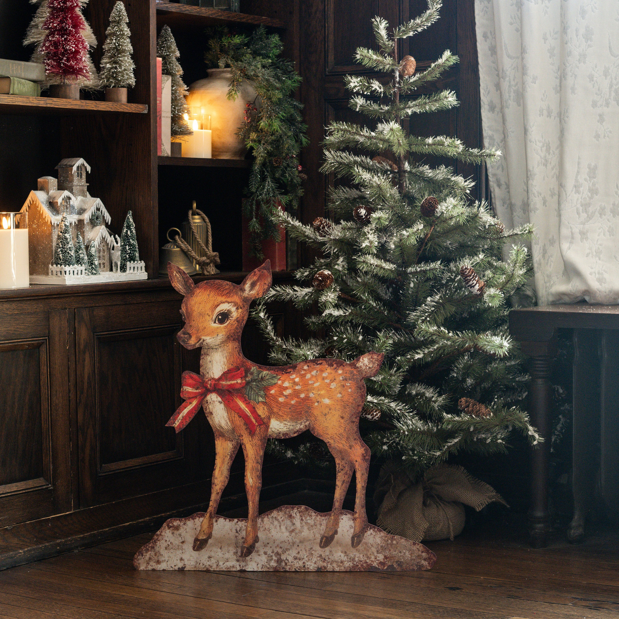 Holly the Reindeer Metal Dummy Board, 24"