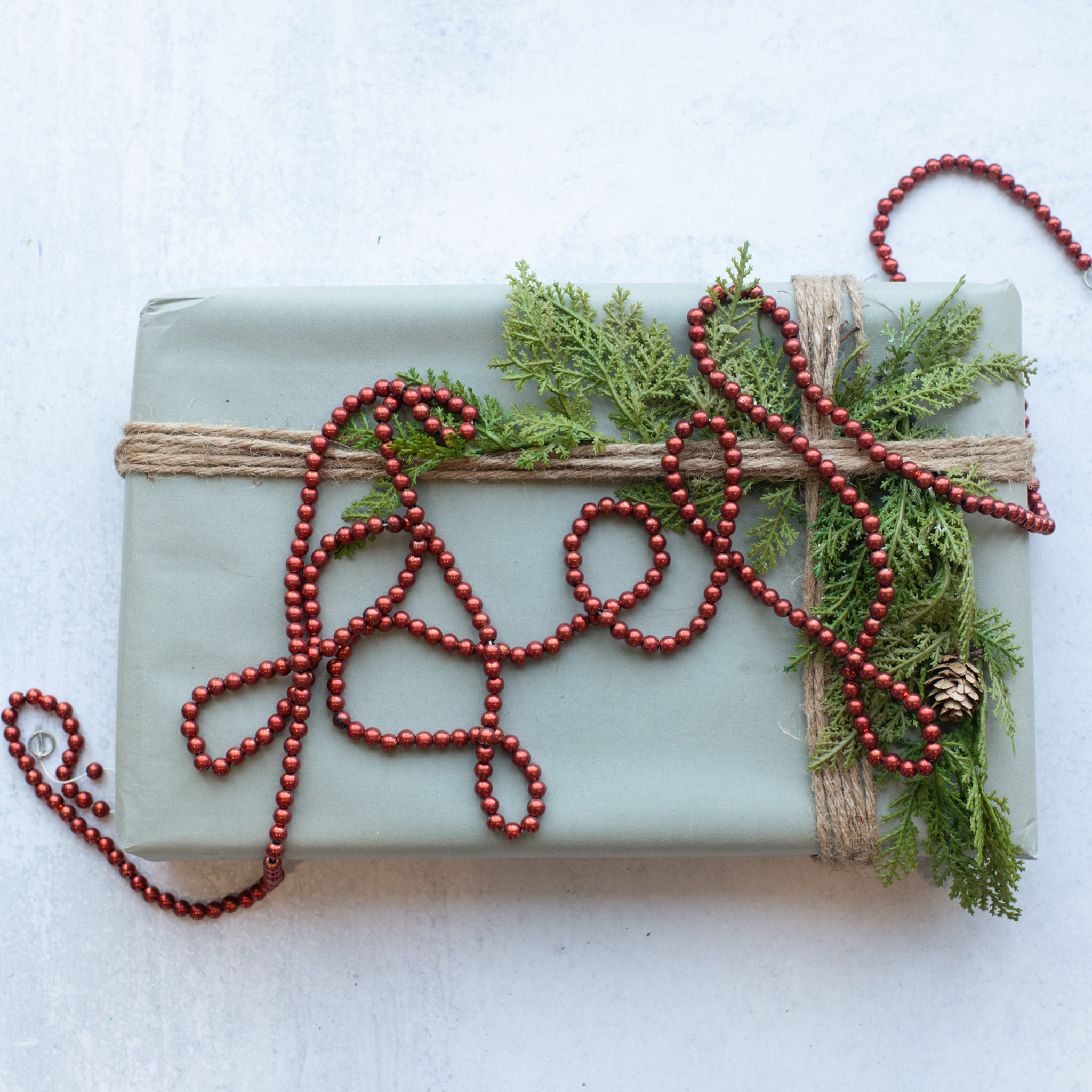 Aged Red Bead Garland, photo 3 of 3