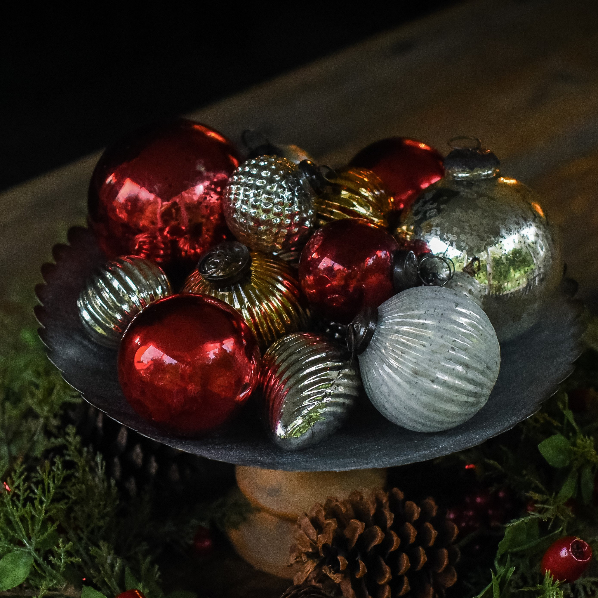 Red Kugel Ornament, 4", photo 3 of 5
