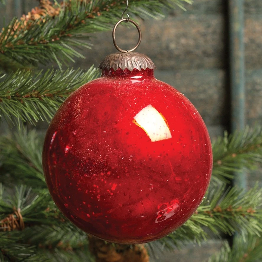Red Kugel Ornament, 4", photo 5 of 5