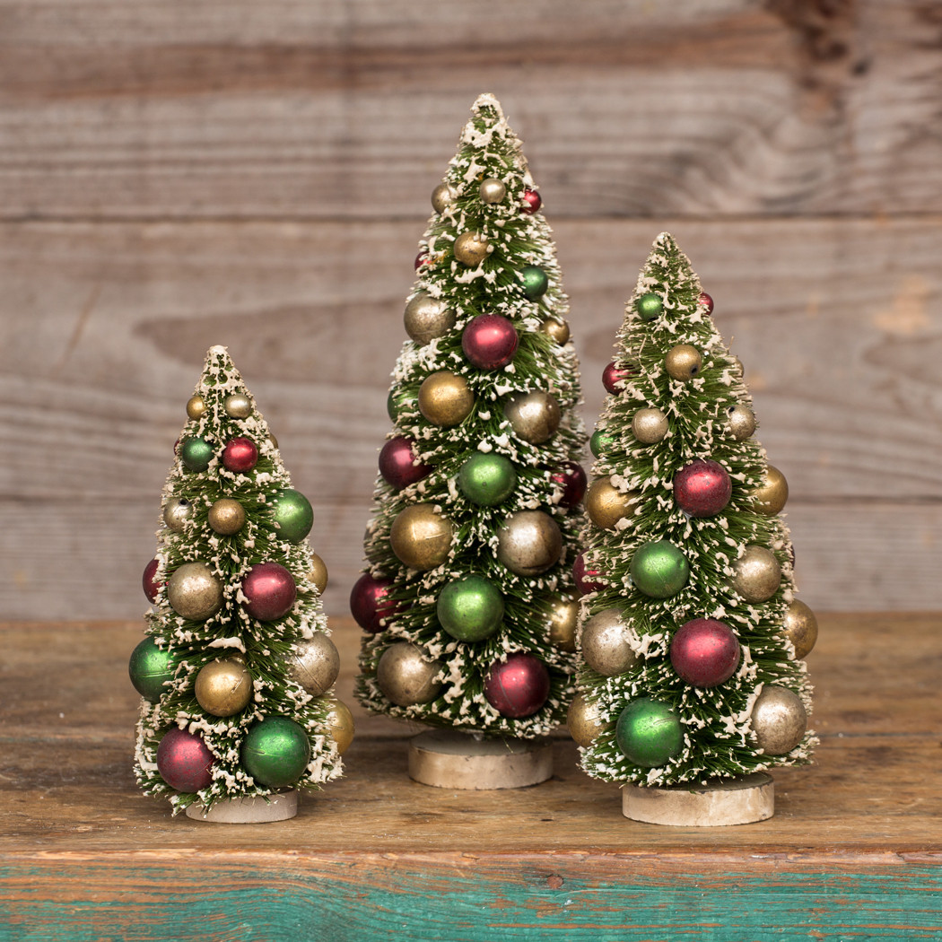 Multi Color Bead Bottlebrush Tree, 8", photo 4 of 4