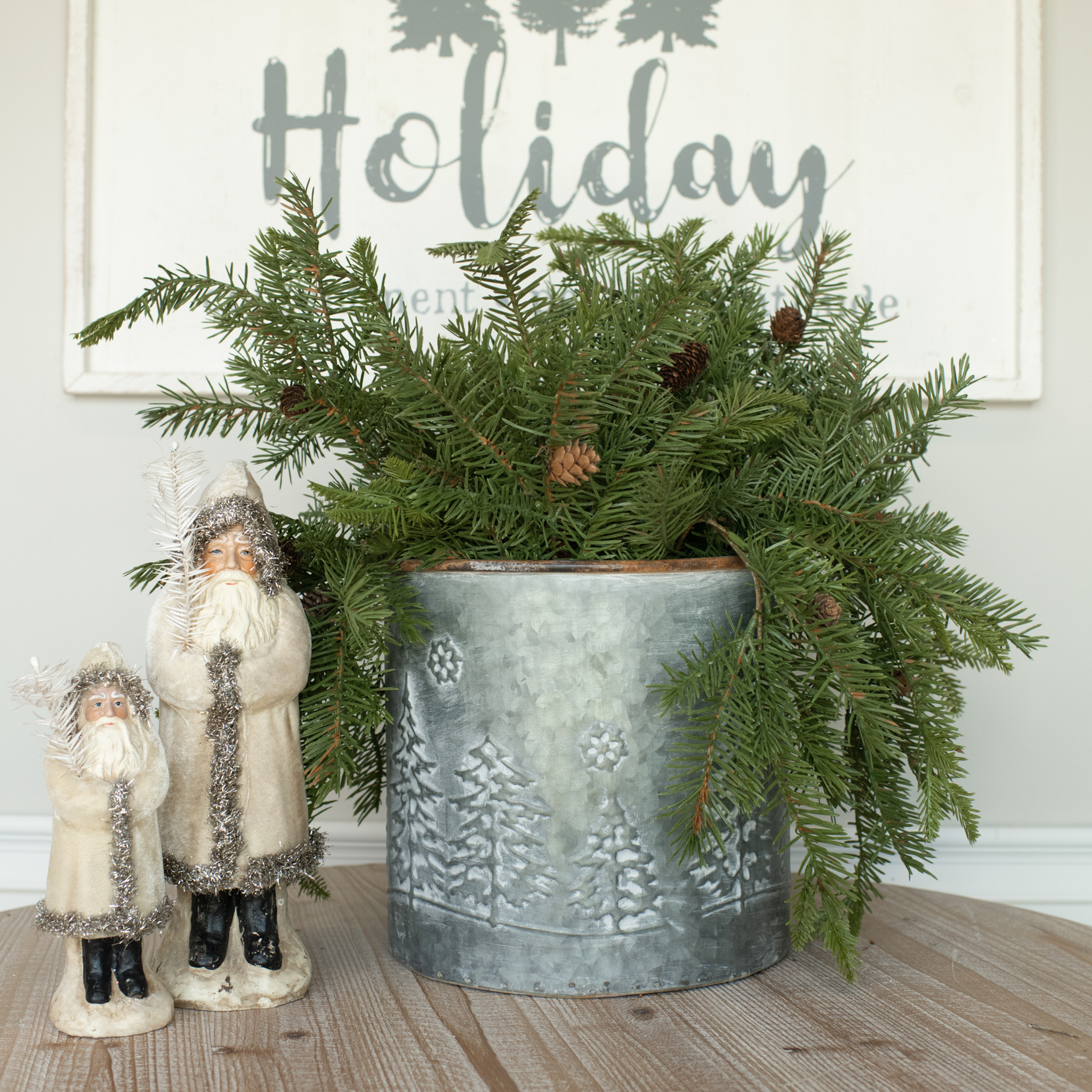 Douglas Fir Spray with Pinecones, 19", photo 3 of 5