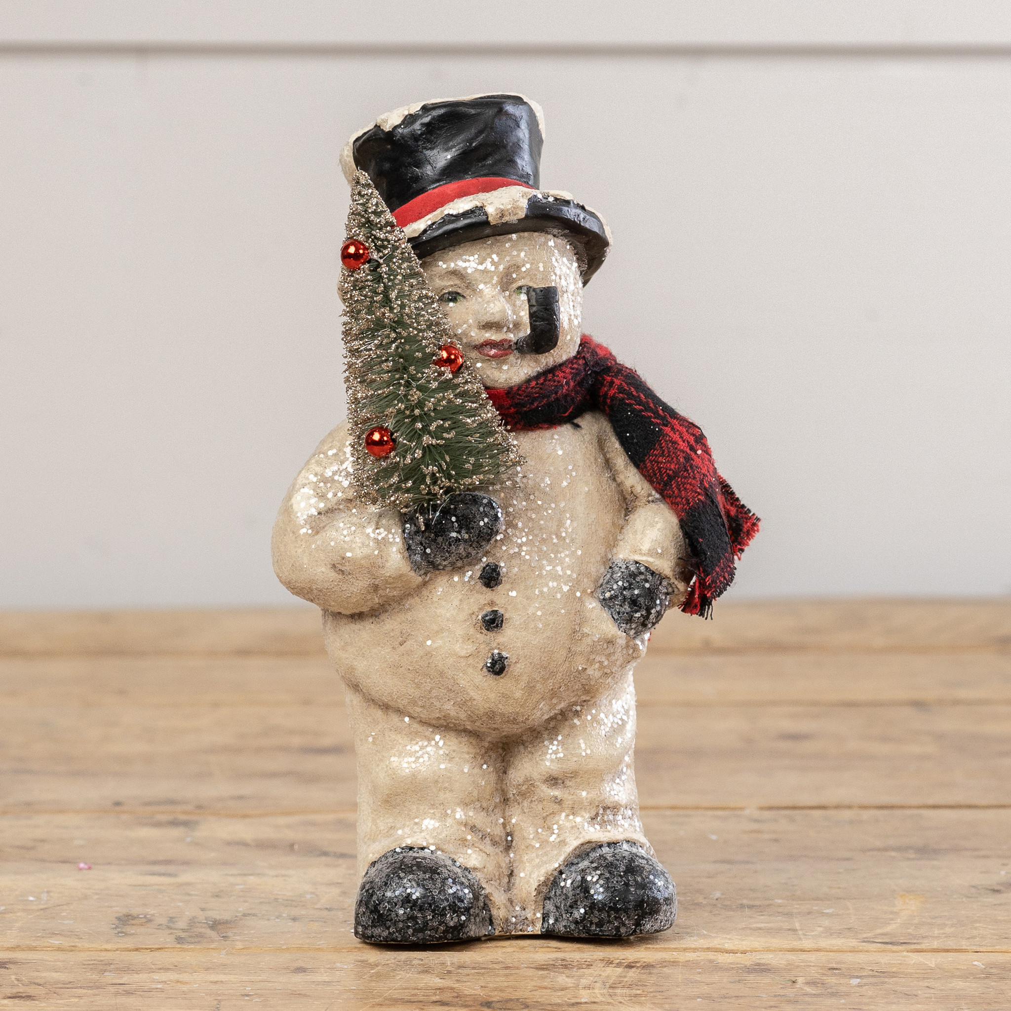 Face Snowman with Tree, 8.5", photo 4 of 4