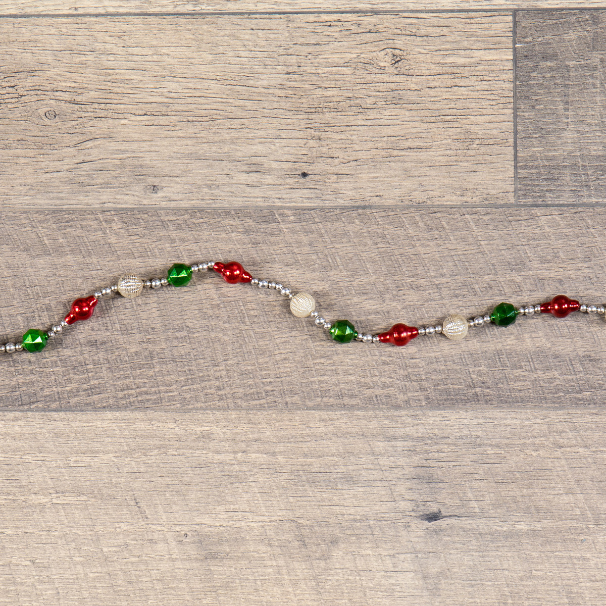 Gold, Green, Red & White Garland, 6 ft, photo 3 of 5
