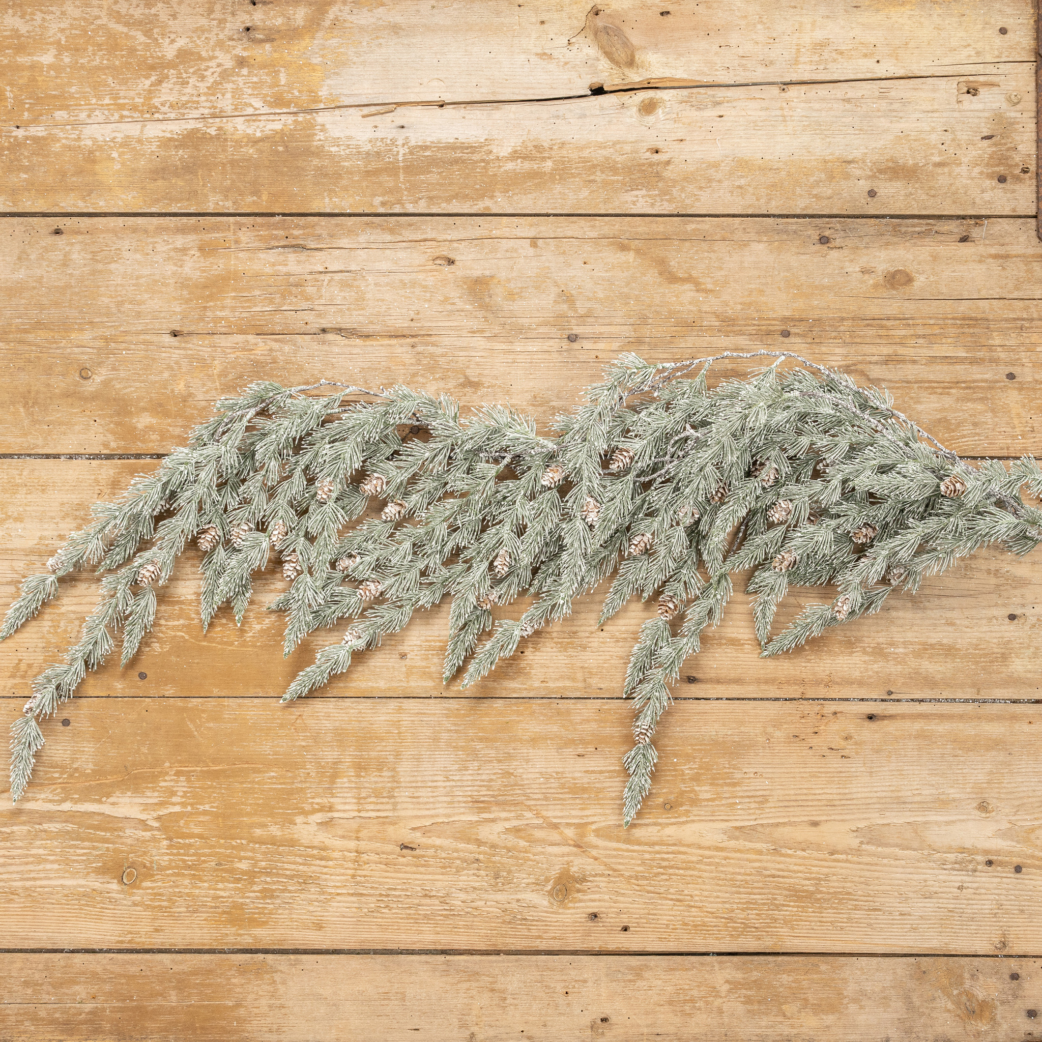 Draping White Angel Pine Spray, 54", photo 3 of 3