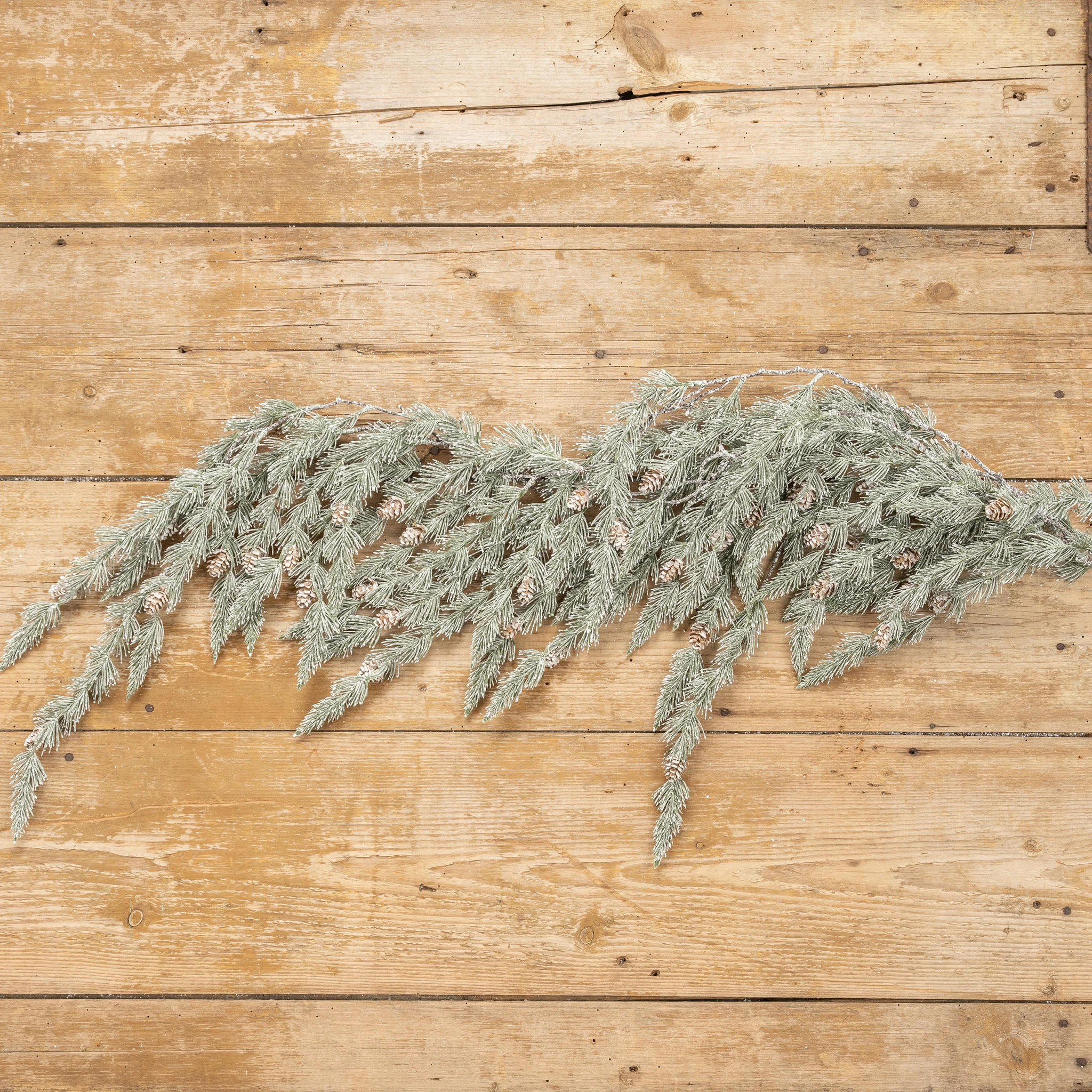 Draping White Angel Pine Spray, 54", photo 3 of 3