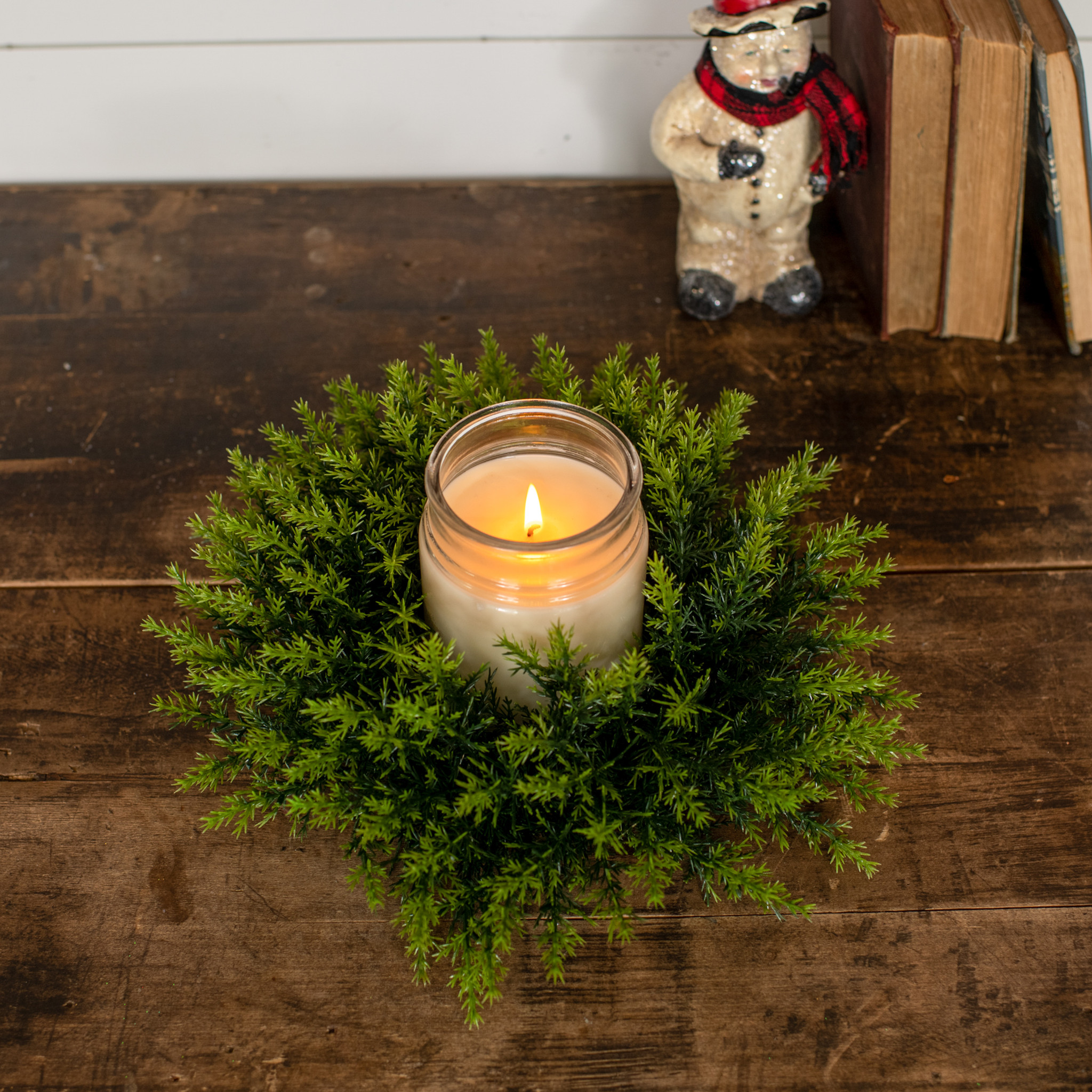 Cedar Candle Ring, 13", photo 6 of 6
