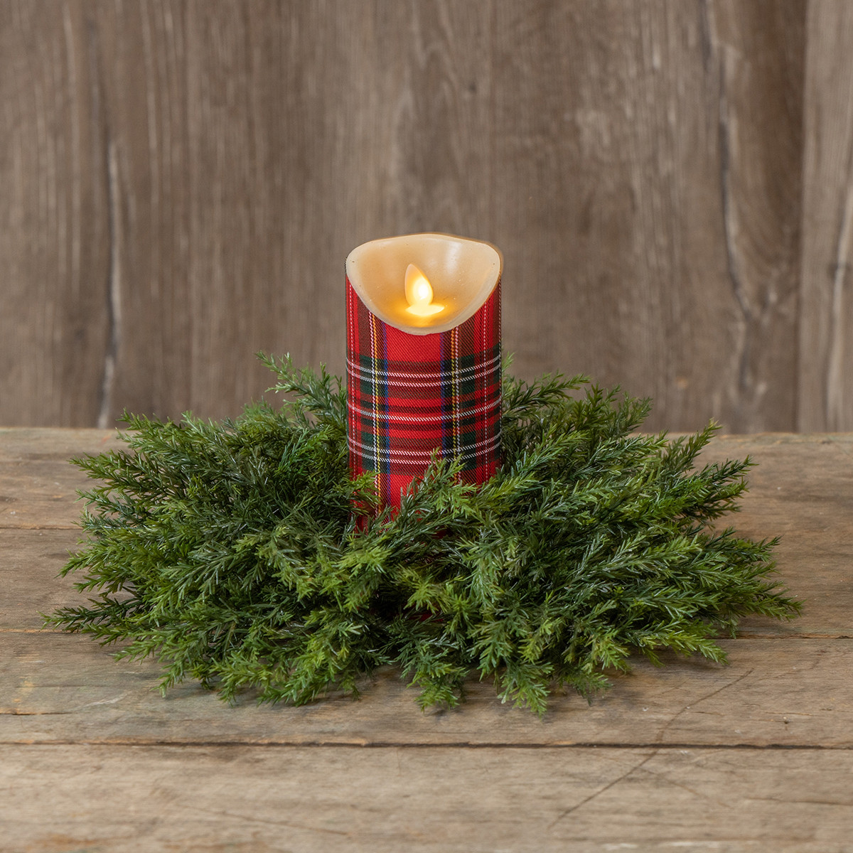 Cedar Candle Ring, 13"