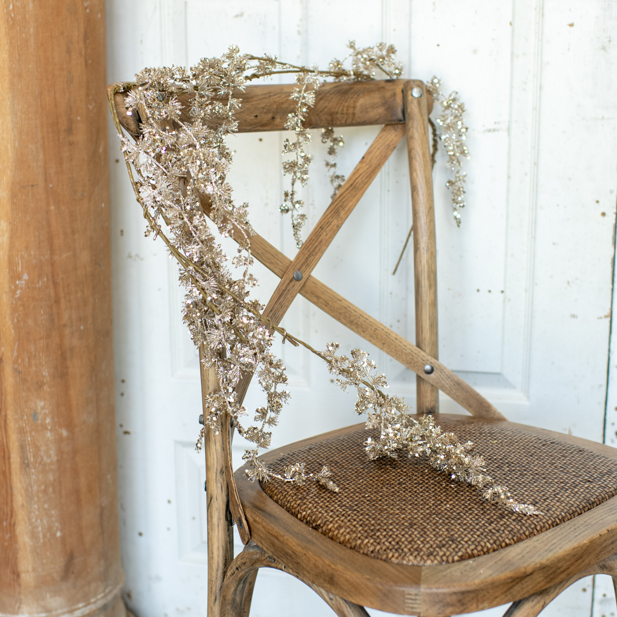 Draping Champagne Glitter Buds, 60", photo 6 of 6
