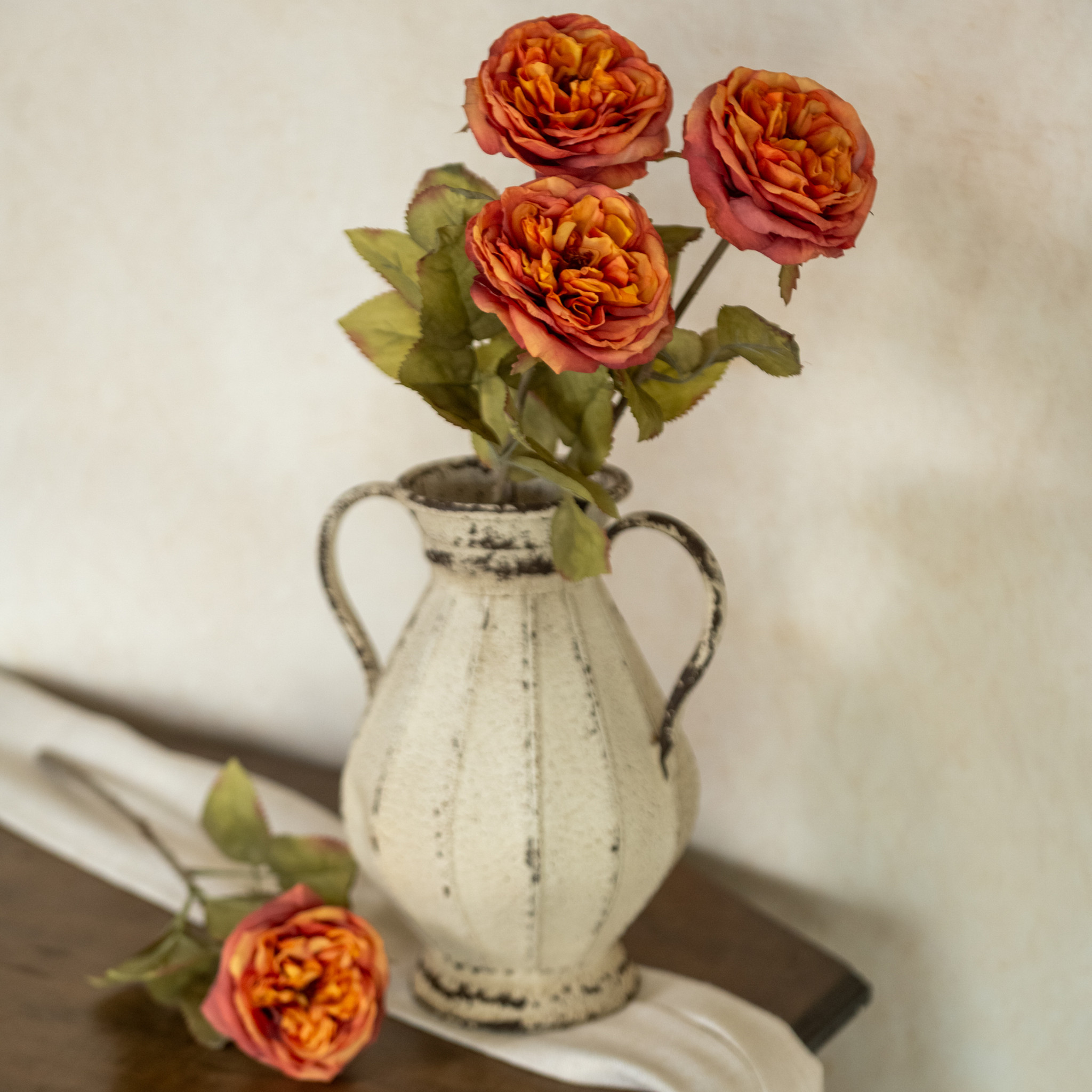 Sunset Dried Rose Spray, 19", photo 2 of 5