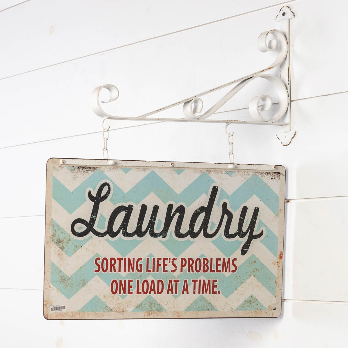 Laundry Sorting Life's Problems Bracket Sign, photo 3 of 3