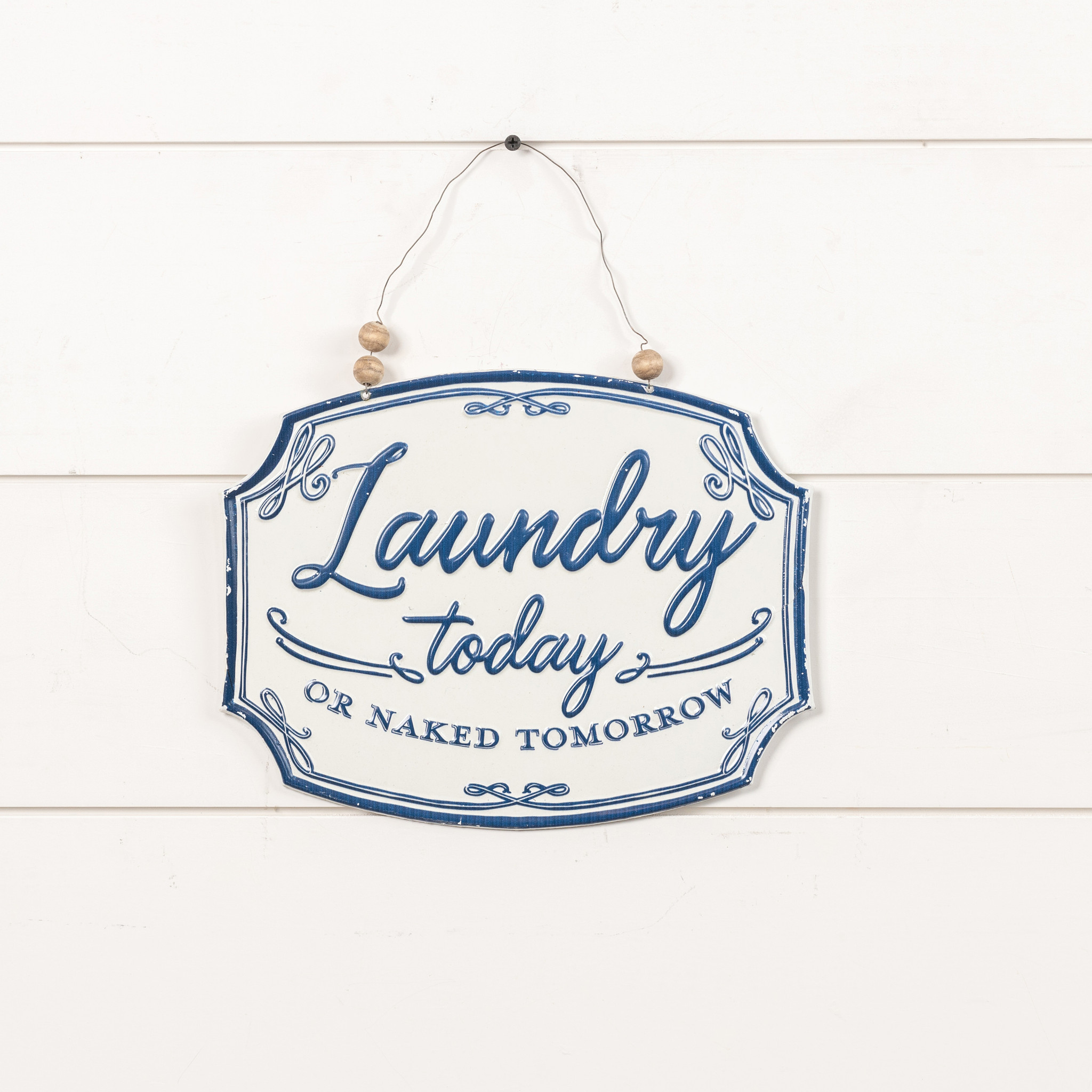 White, Laundry Today Sign, photo 2 of 2