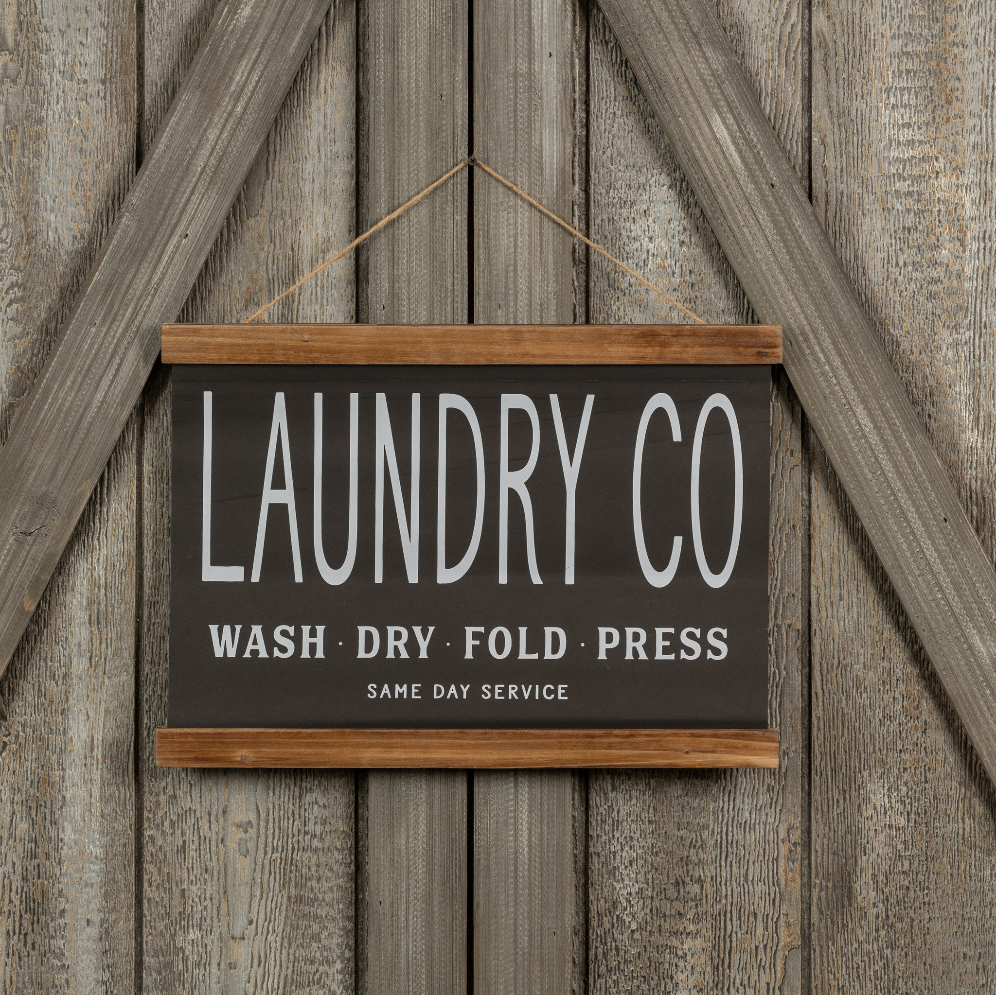 Hanging Laundry Co Sign