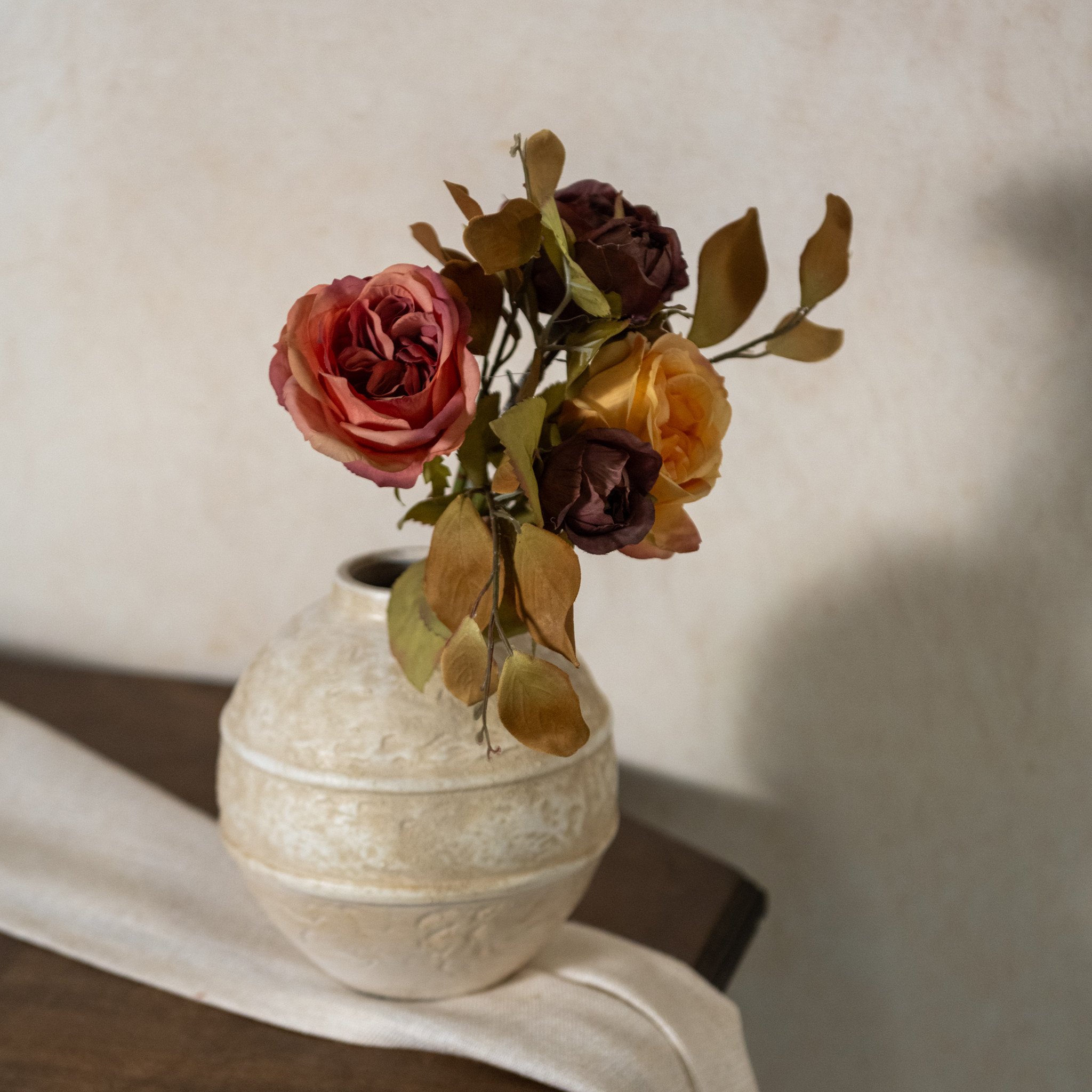 Mauve Yellow Rose Bundle, 14", photo 2 of 5