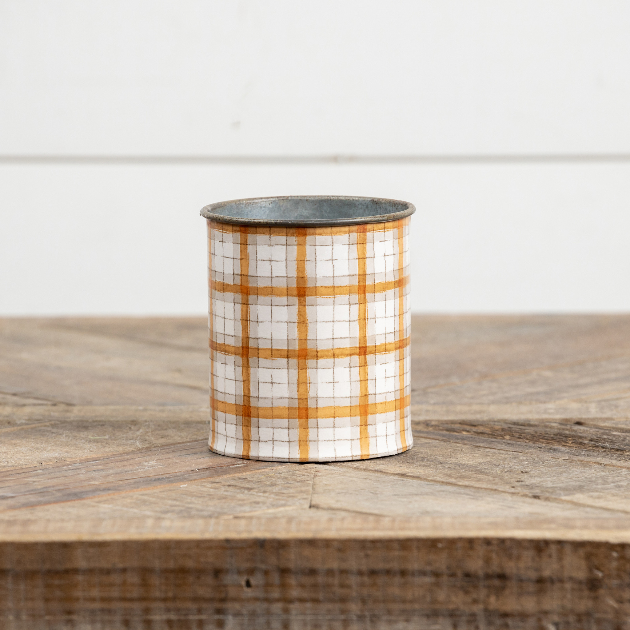 Orange Plaid Bucket, photo 2 of 3